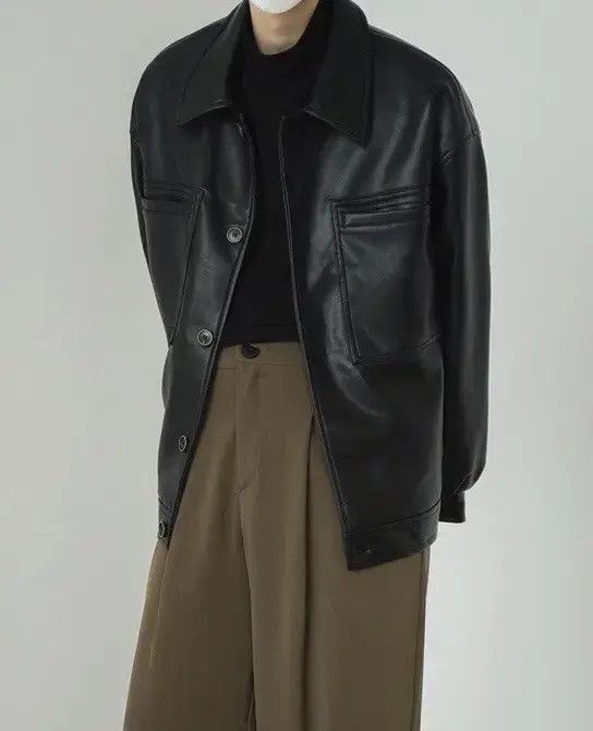 Japanese Brand Mayuko x Miku Korean fashion retro faux leather jacket Size US L / EU 52-54 / 3 - 3 Thumbnail
