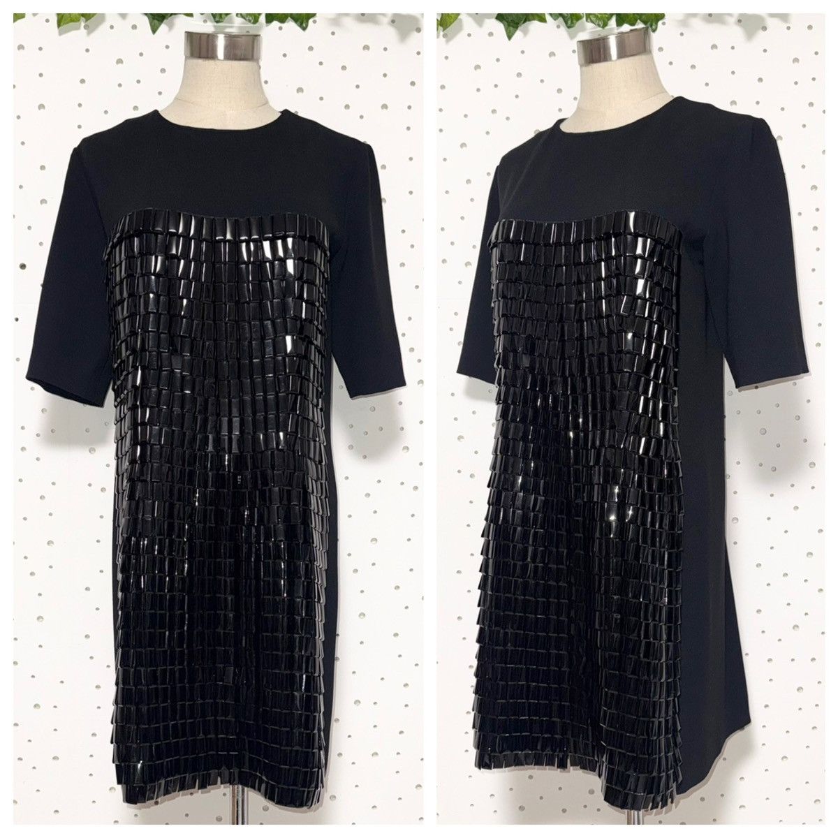 Balenciaga Authentic Balenciaga Front Embellishment Dress 38 Black Size S / US 4 / IT 40 - 5 Thumbnail