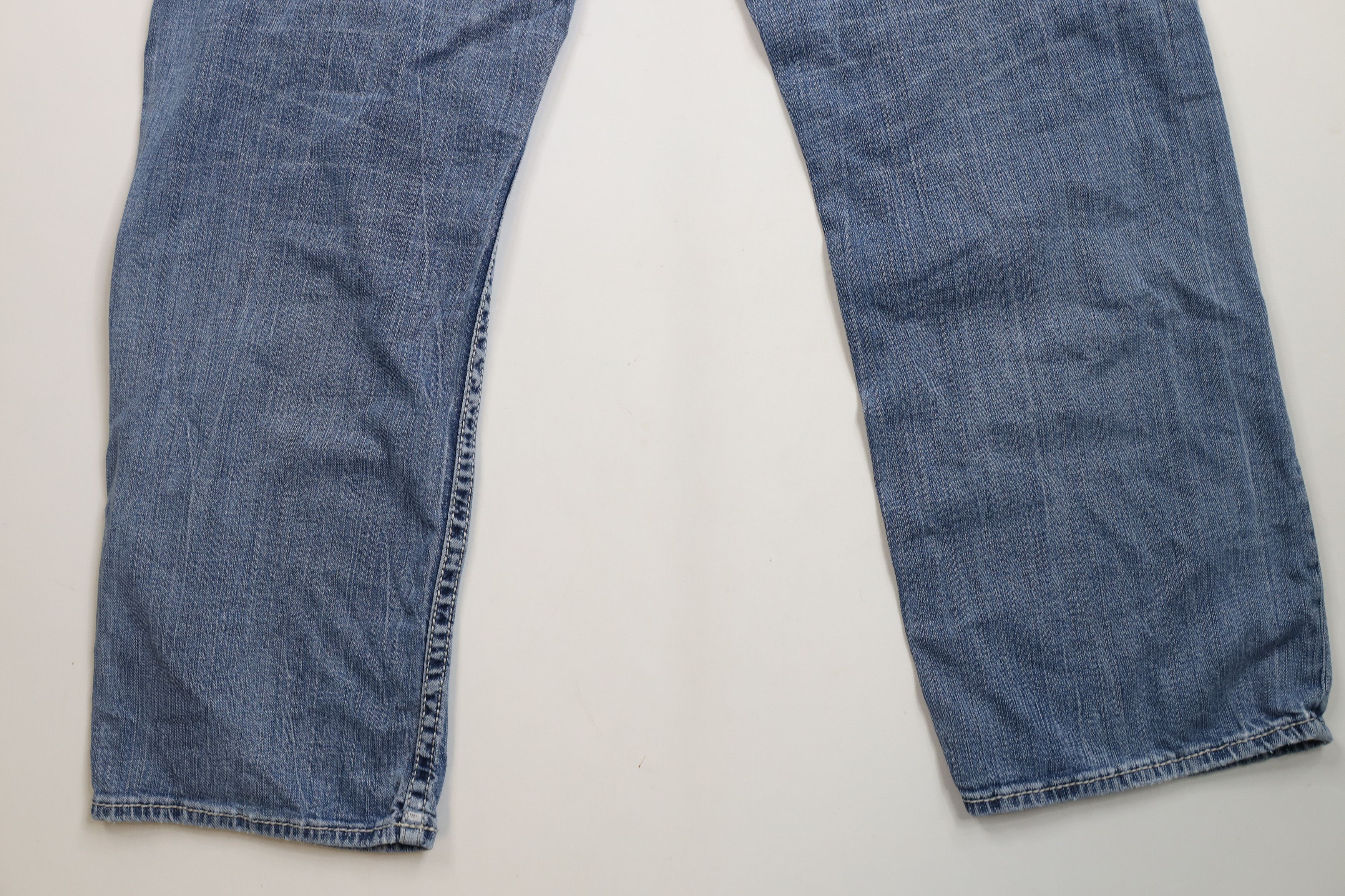 Vintage Buckle BKE Thick Stitch Stretch Tyler Straight Leg Jeans Size US 36 / EU 52 - 14 Thumbnail