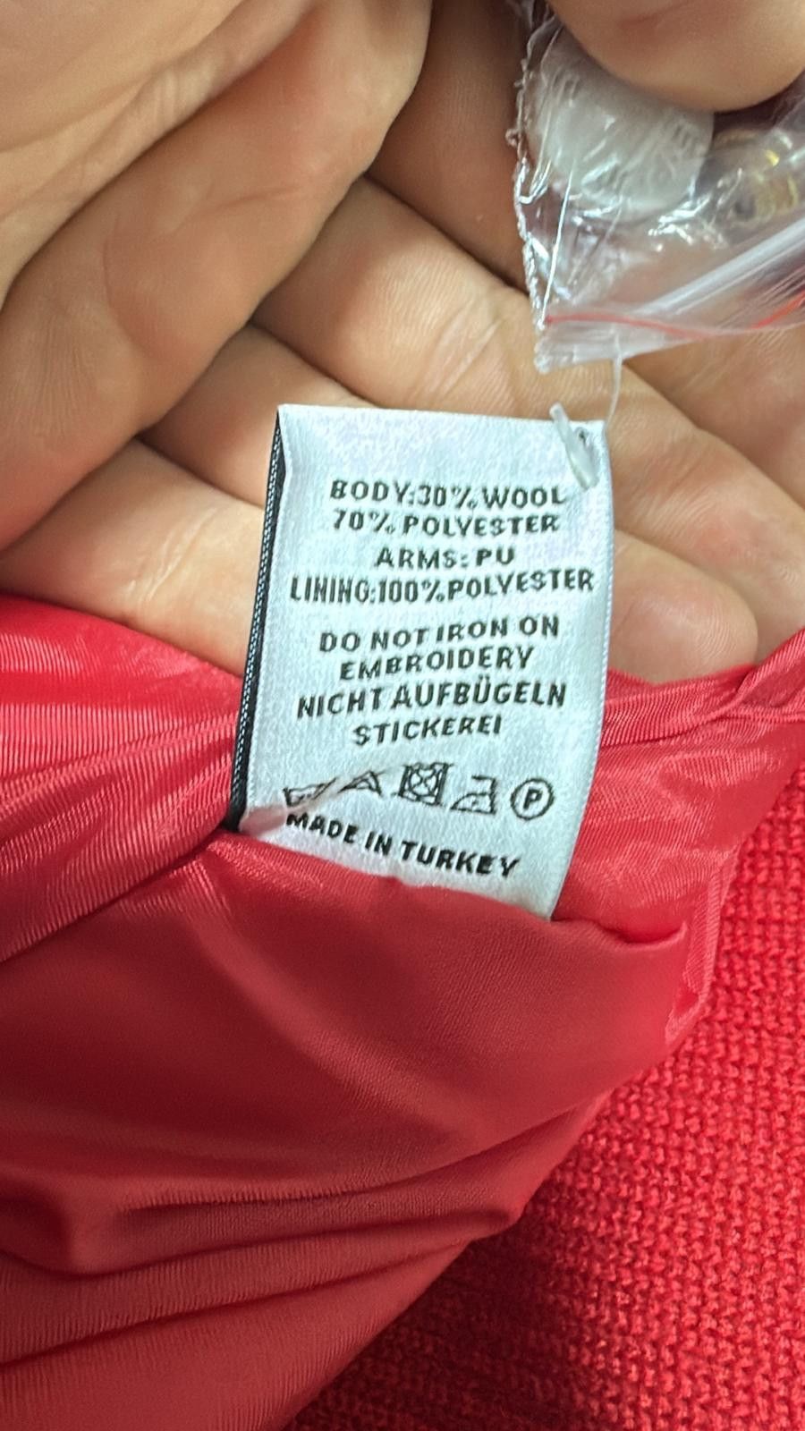 Vertabrae 6pm Season Sad Boys Red Collage Jacket 2021 Release Size US L / EU 52-54 / 3 - 8 Thumbnail
