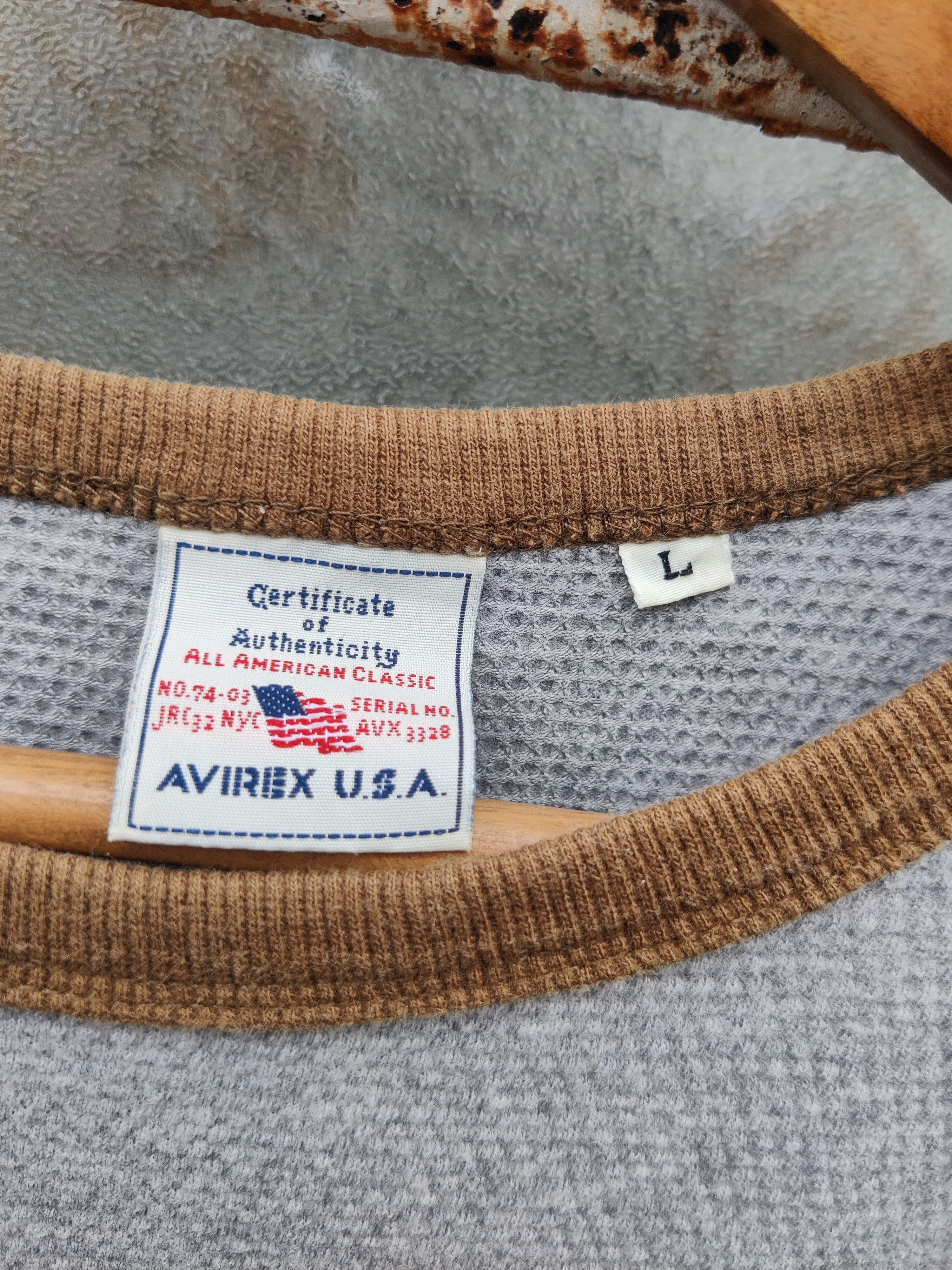 Avirex Vintage Avirex U.S.A Athletic Military Brand Shirt Size US S / EU 44-46 / 1 - 7 Thumbnail