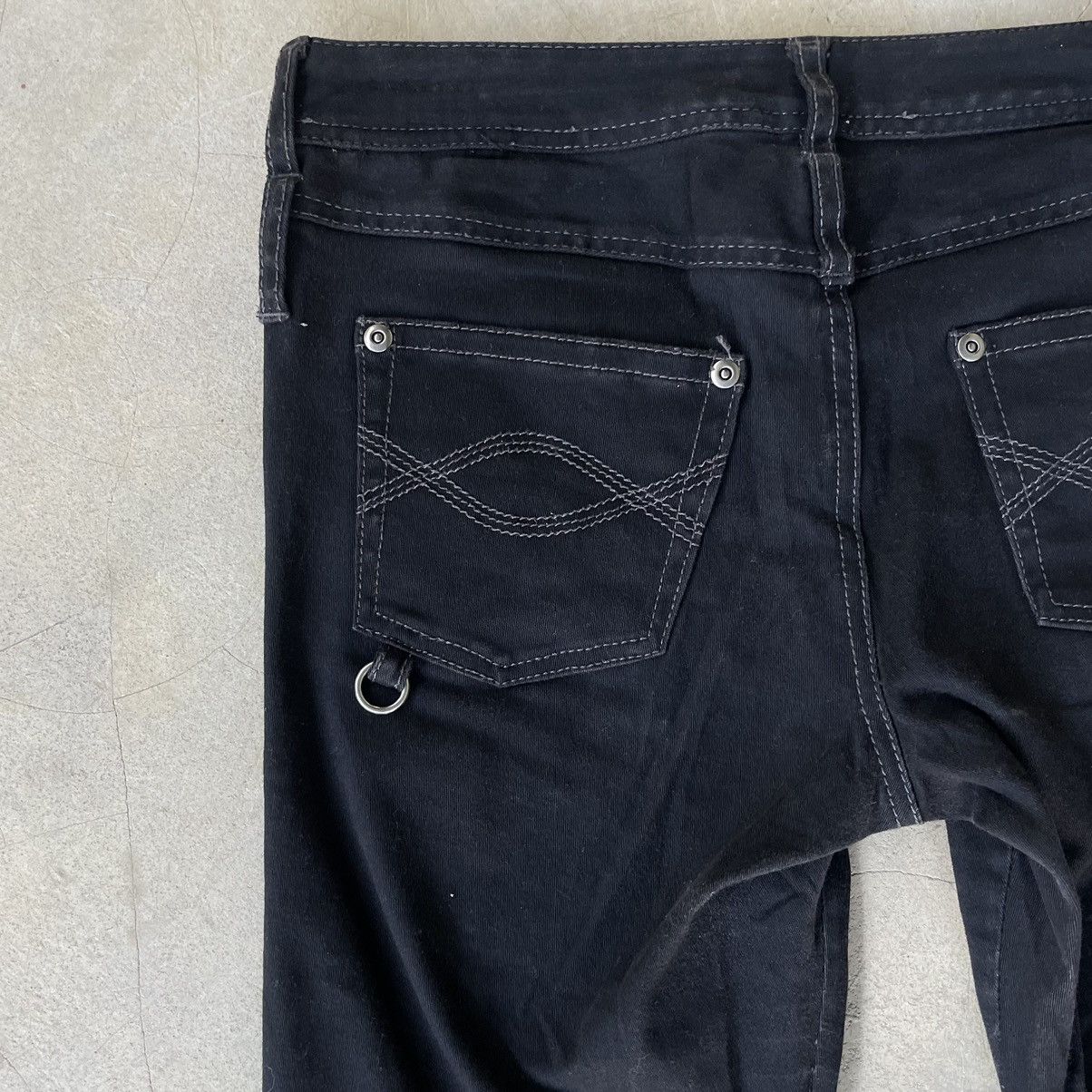Le Grande Bleu (L.G.B.) 2000s Algonquins Gothic Fit Skinny Black Japanese Pants Size 30" / US 8 / IT 44 - 16 Thumbnail