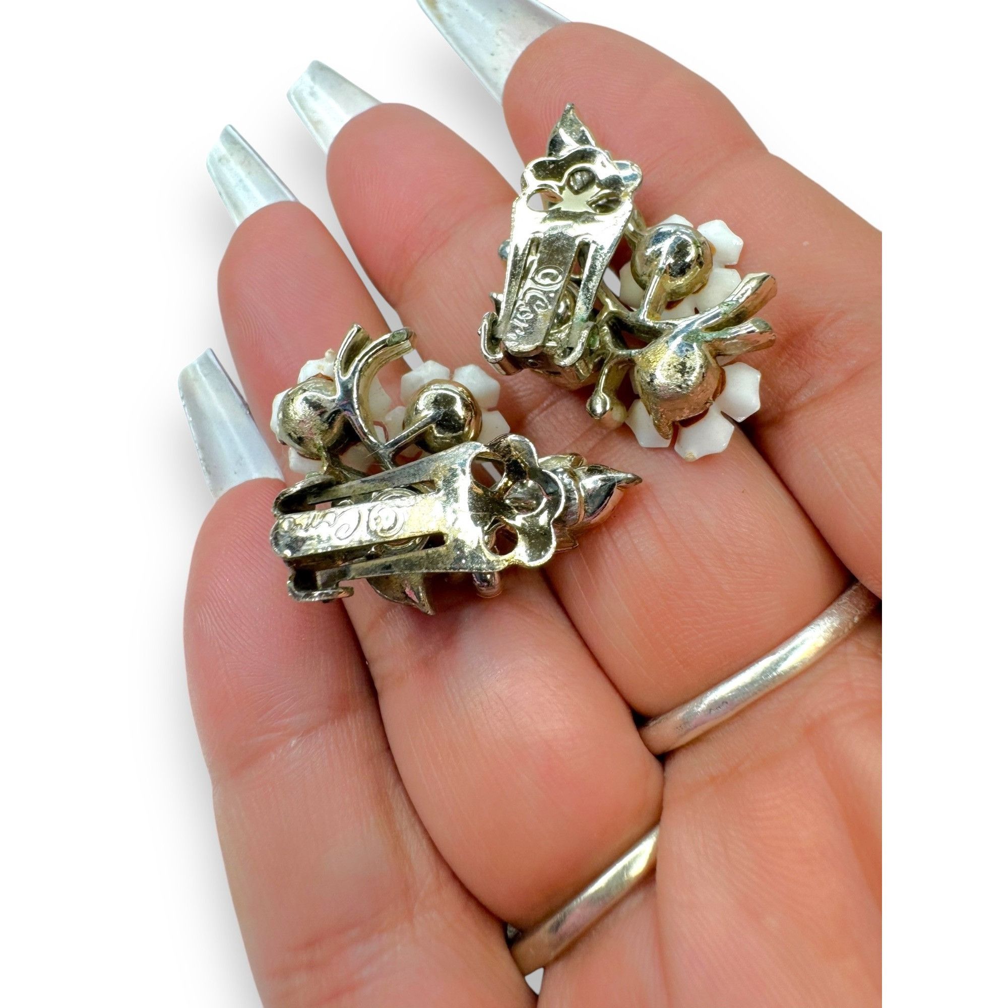 Other Vintage Clip-On Earring Set Of 4 Pairs Size ONE SIZE - 3 Thumbnail