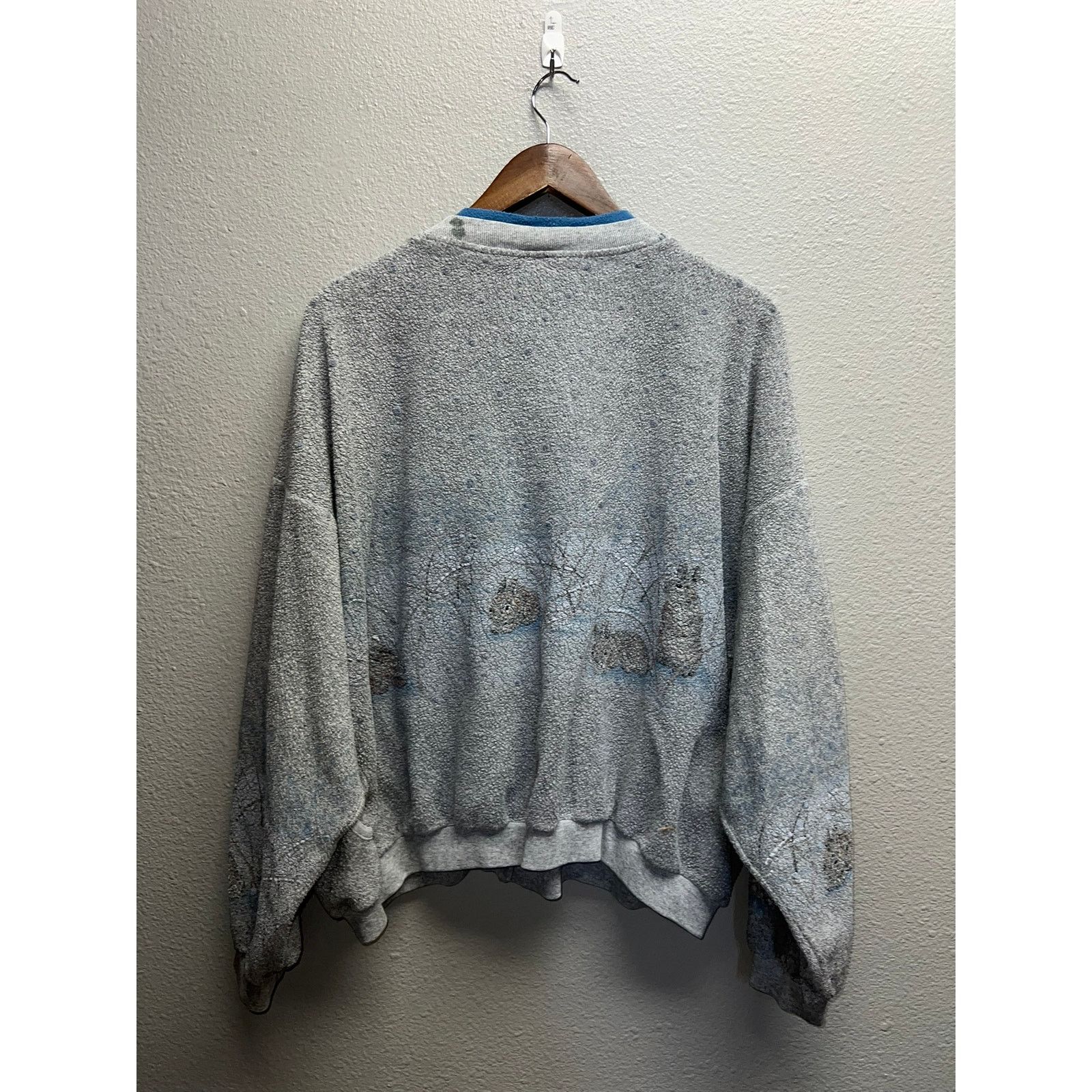 Vintage Vintage Artisans Cardigan Sweatshirt Sweater Bunny Snow VTG Size XL / US 12-14 / IT 48-50 - 9 Thumbnail