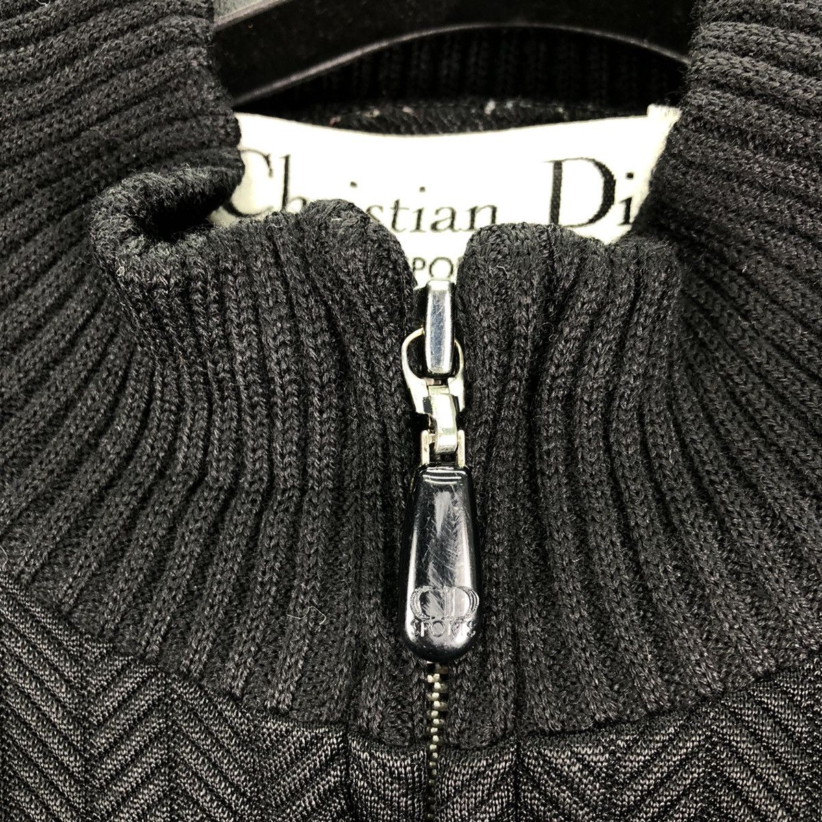 Dior Vintage Christian Dior Sports Herringbone Zipper Vest Size S / US 4 / IT 40 - 12 Thumbnail