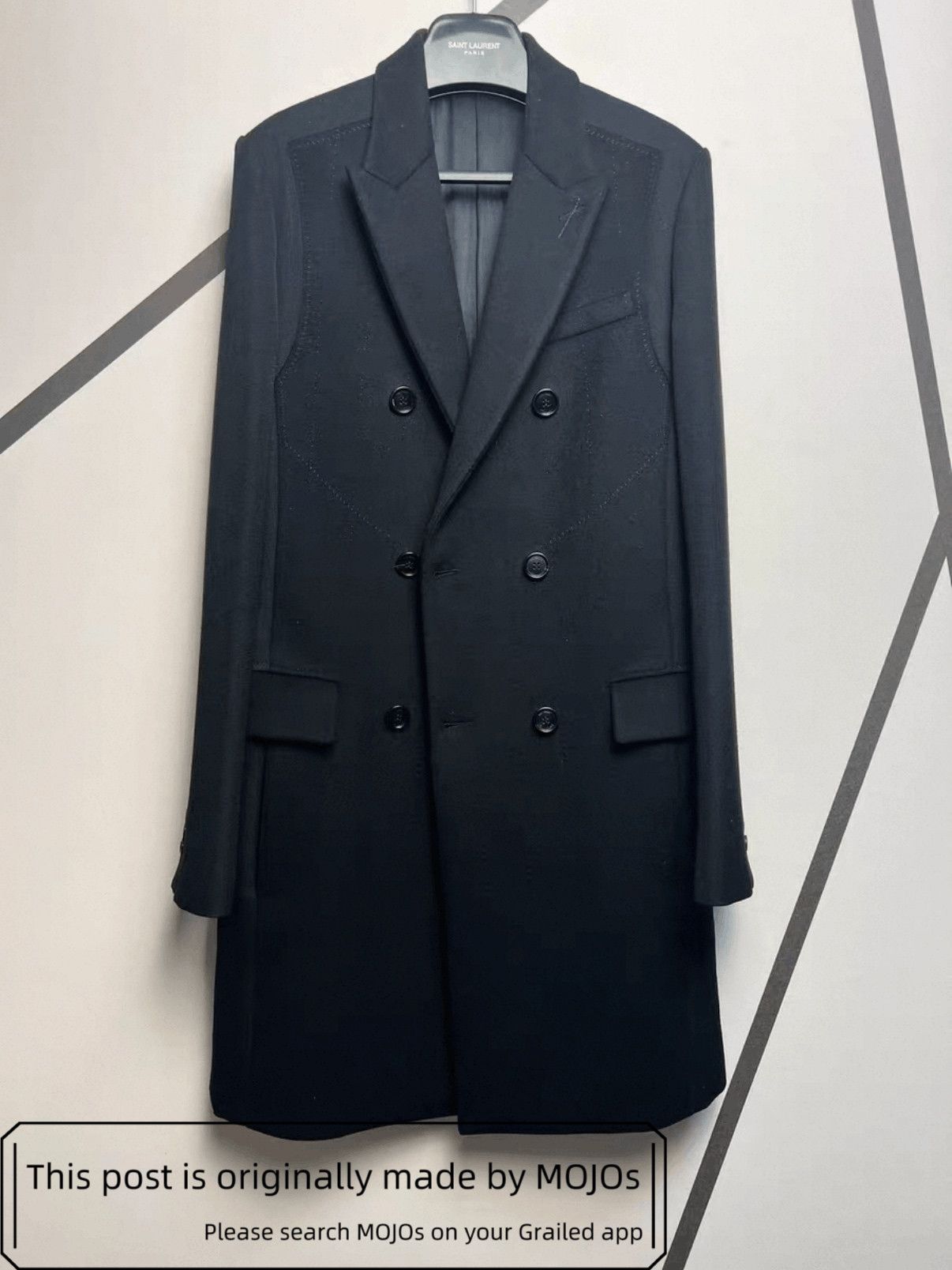 Dior Sz 46 Dior 18AW Joint Wool Coat mojos1121122 Size US S / EU 44-46 / 1 - 3 Thumbnail