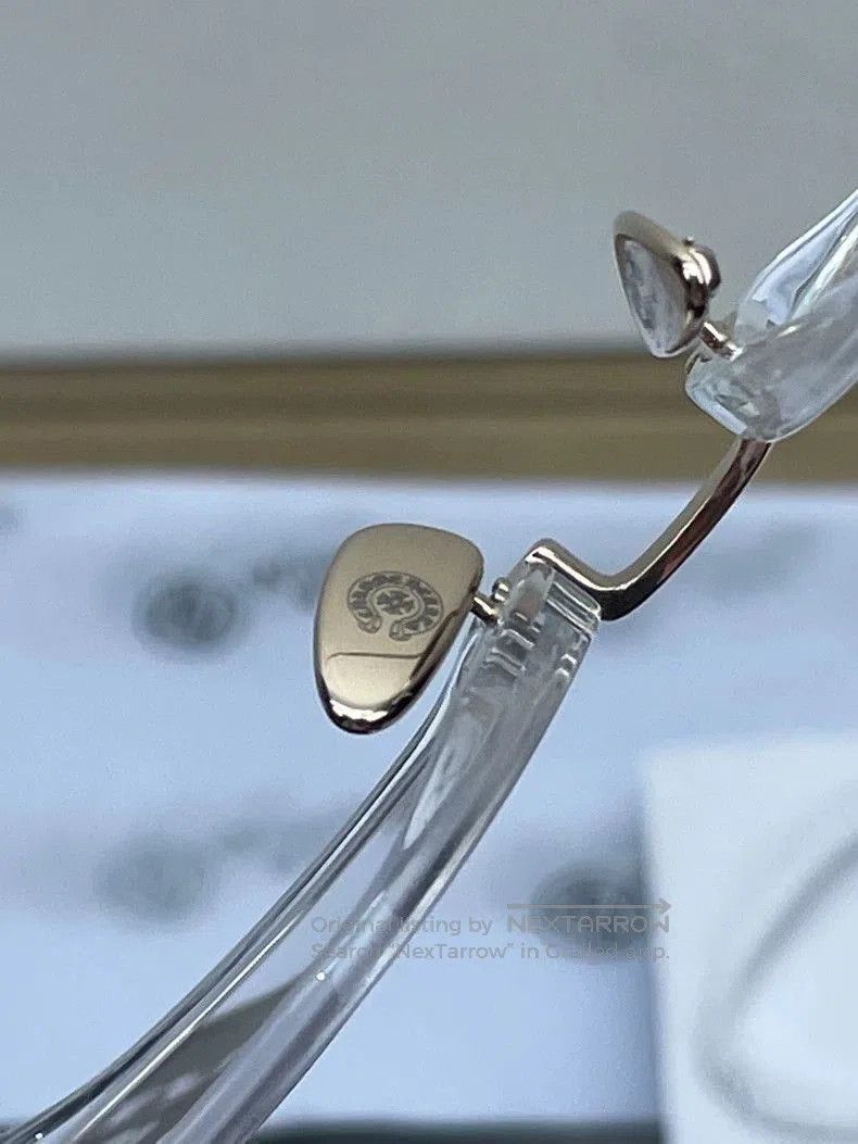 Chrome Hearts Chrome Hearts Transparent Frame Glasses. Size ONE SIZE - 6 Thumbnail