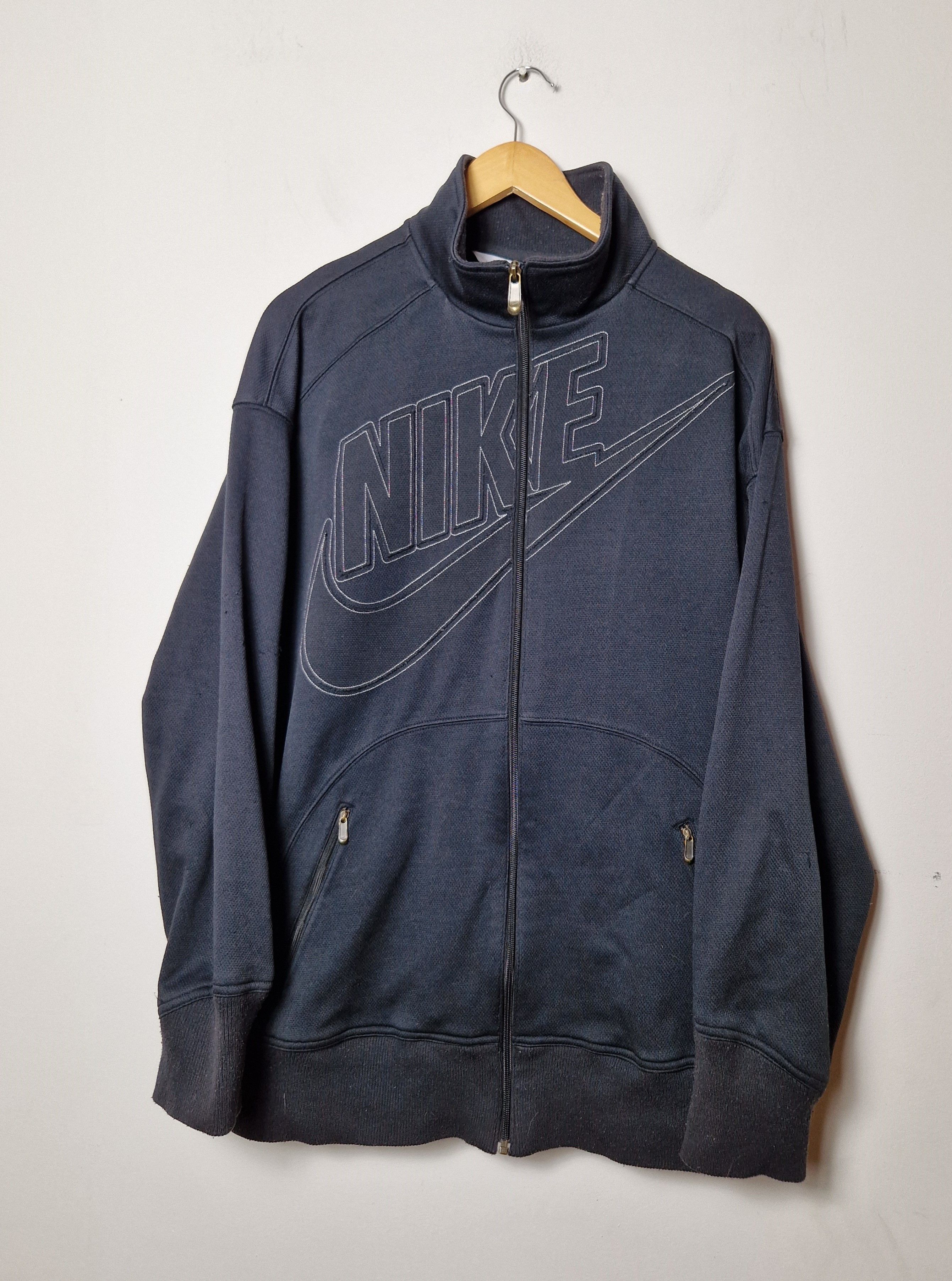 Nike Nike big logo vintage zip sweatshirt Size US L / EU 52-54 / 3 - 1 Thumbnail