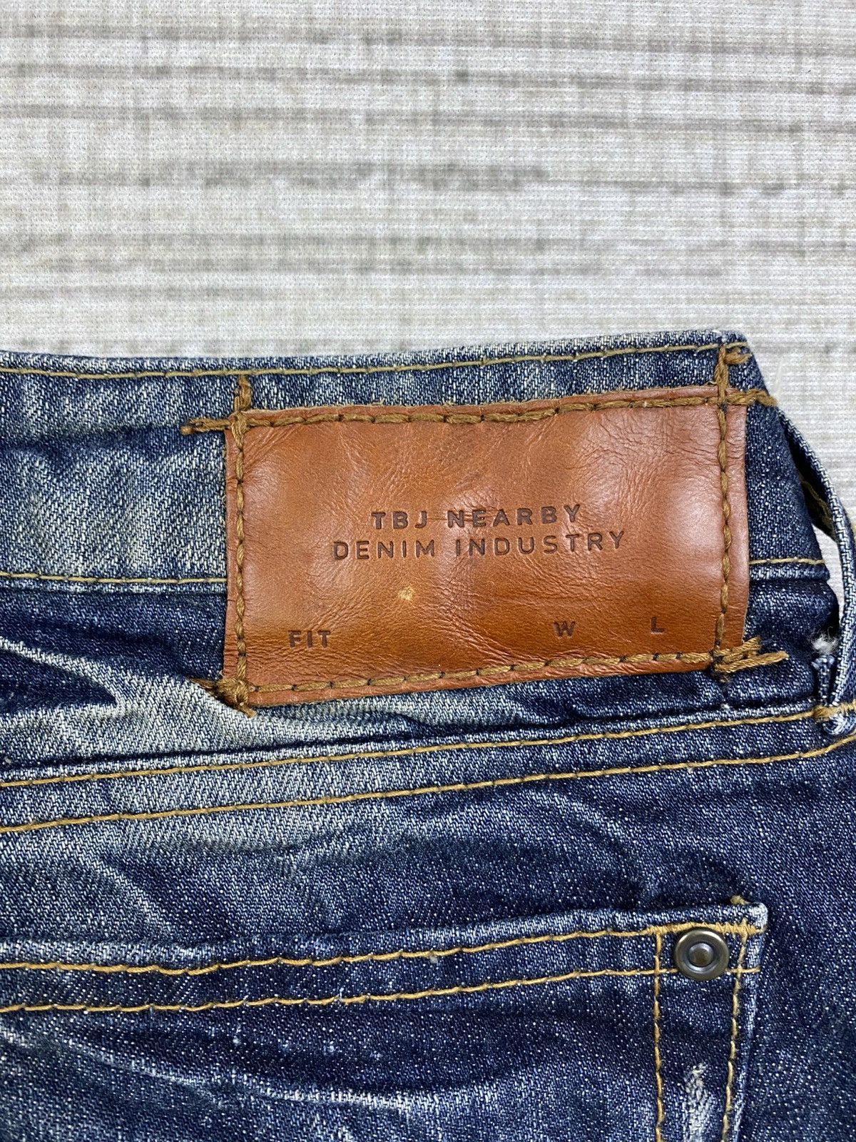 If Six Was Nine × Japanese Brand × Vintage Vintage Flare Tbj Nearby Distressed Denim Jeans Size US 27 - 14 Thumbnail