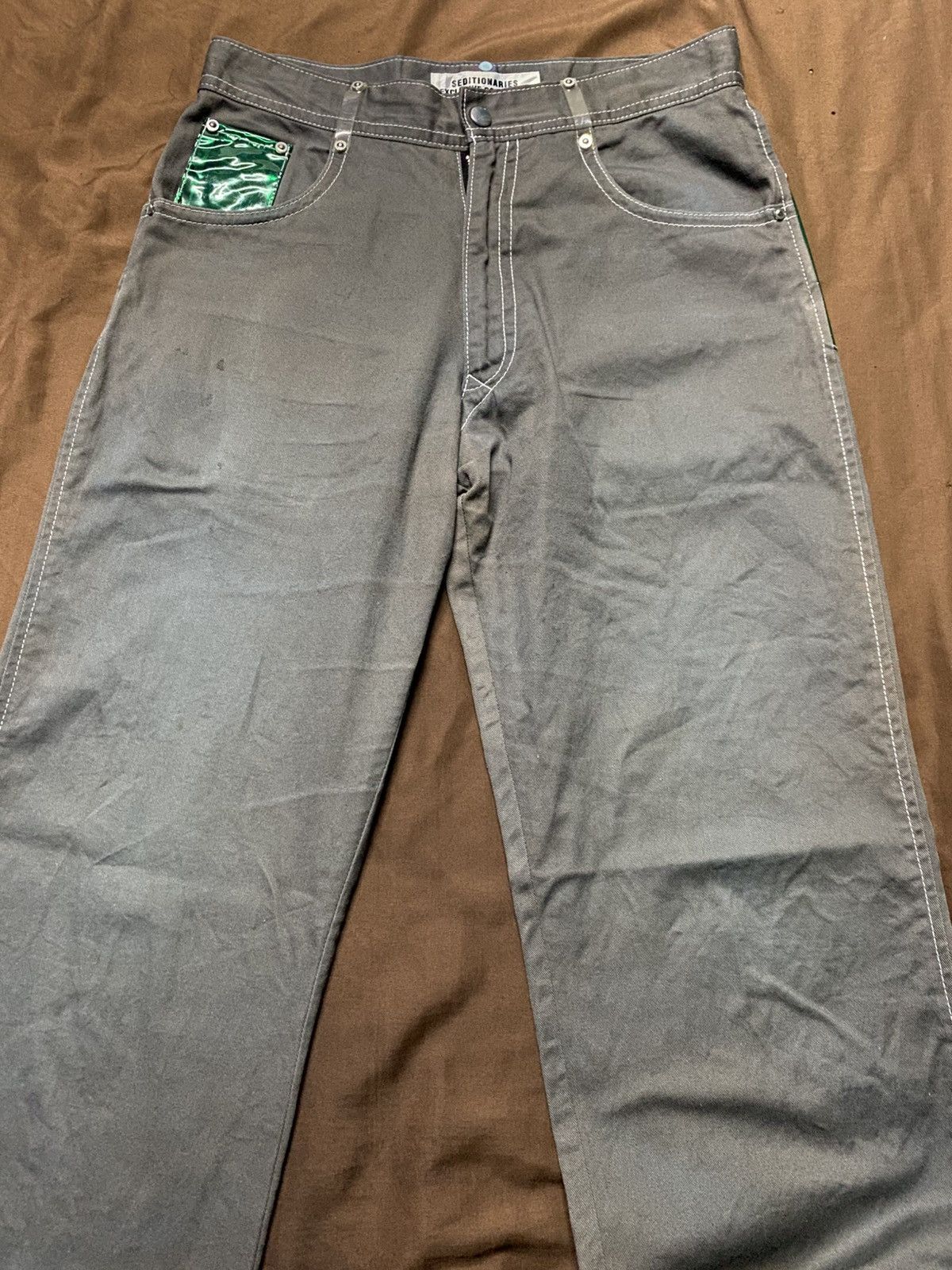 Seditionaries Seditionaries 666 Sex Original Vinyl Pocket Trouser Size US 29 - 10 Thumbnail