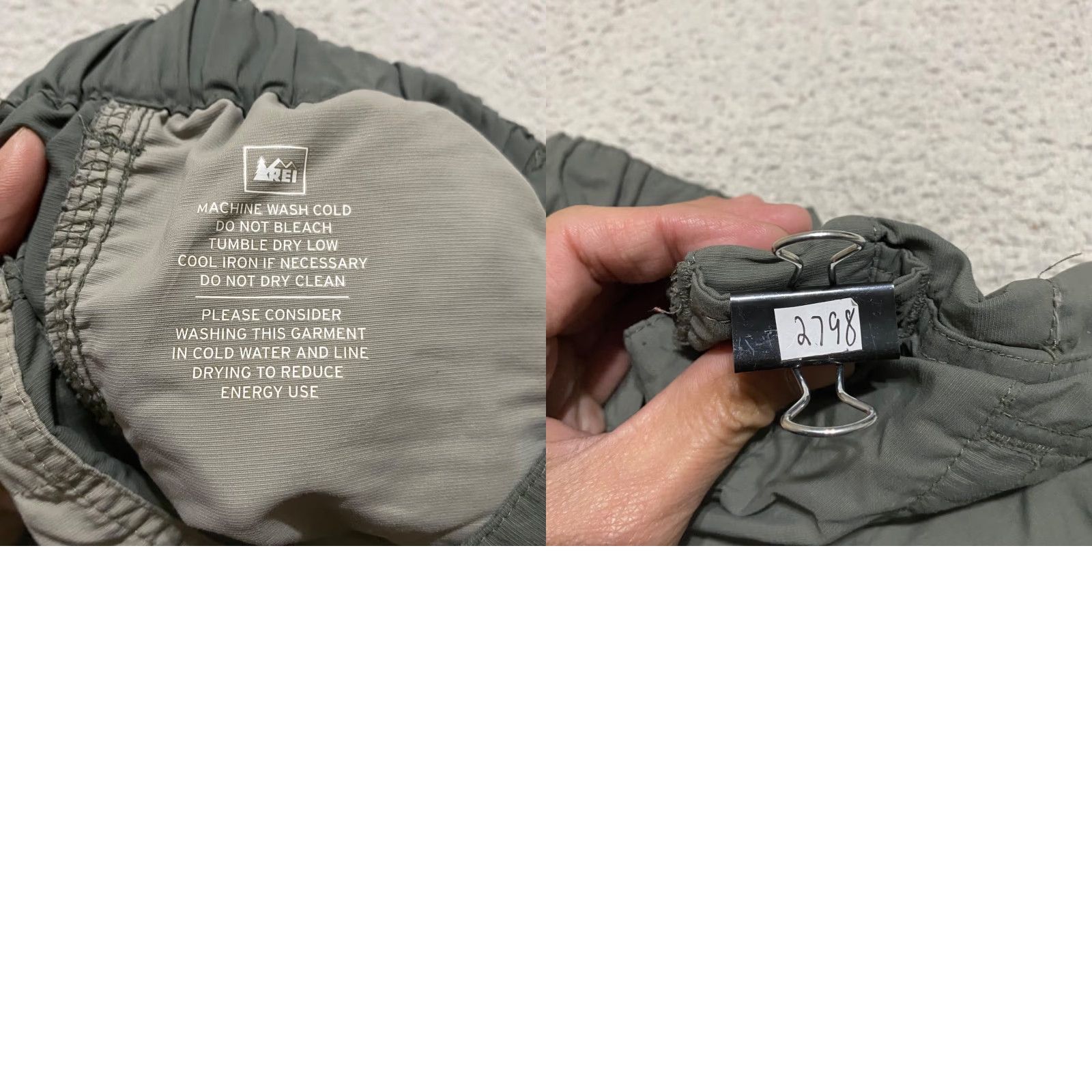 Vintage REI Gray Cargo Pants 34 Tall Nylon Cargo Convertible Hiking Camping Outdoor Mens Pants Regular Gray Size US 34 / EU 50 - 9 Thumbnail