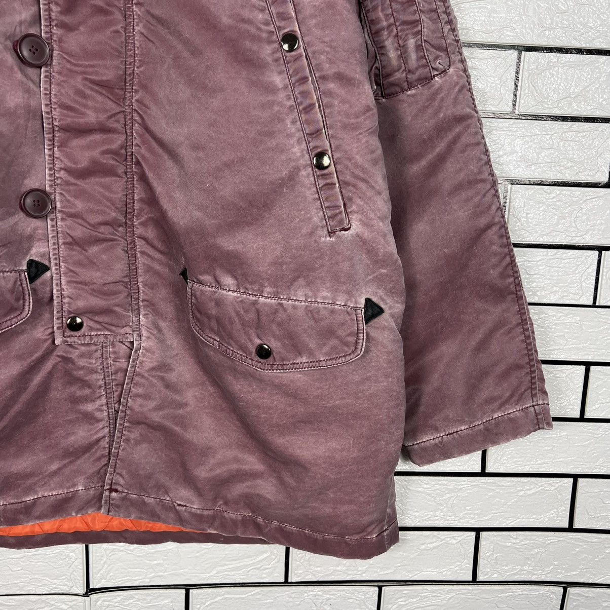 Vintage PARACHUTING Maroon Parka Fullzip Hooded Jacket #3963-C180 Size US L / EU 52-54 / 3 - 6 Thumbnail