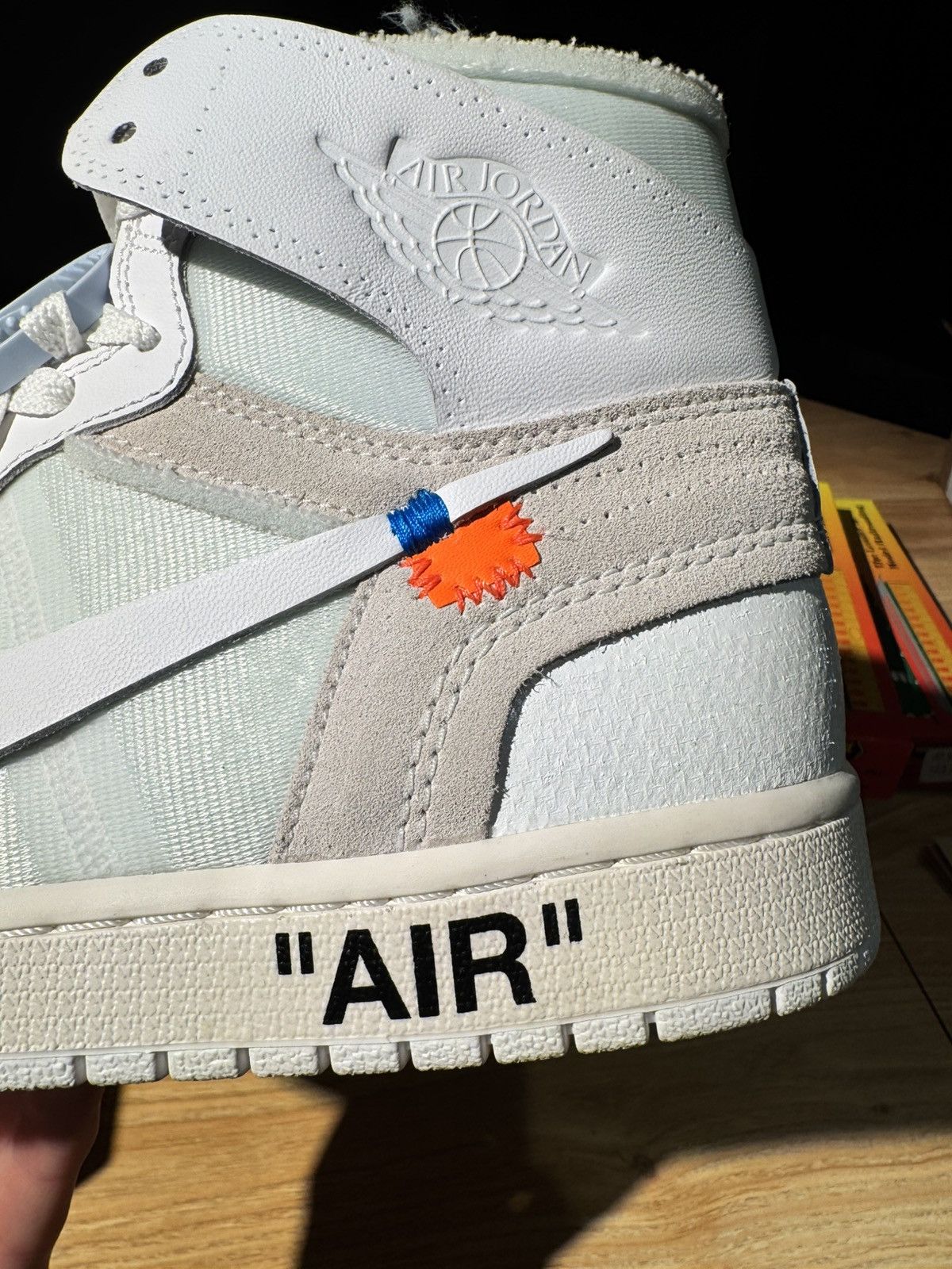 Nike × Off-White × Virgil Abloh Off White x Air Jordan 1 Retro High OG Euro Chicago Virgil Size US 10 / EU 43 - 3 Thumbnail