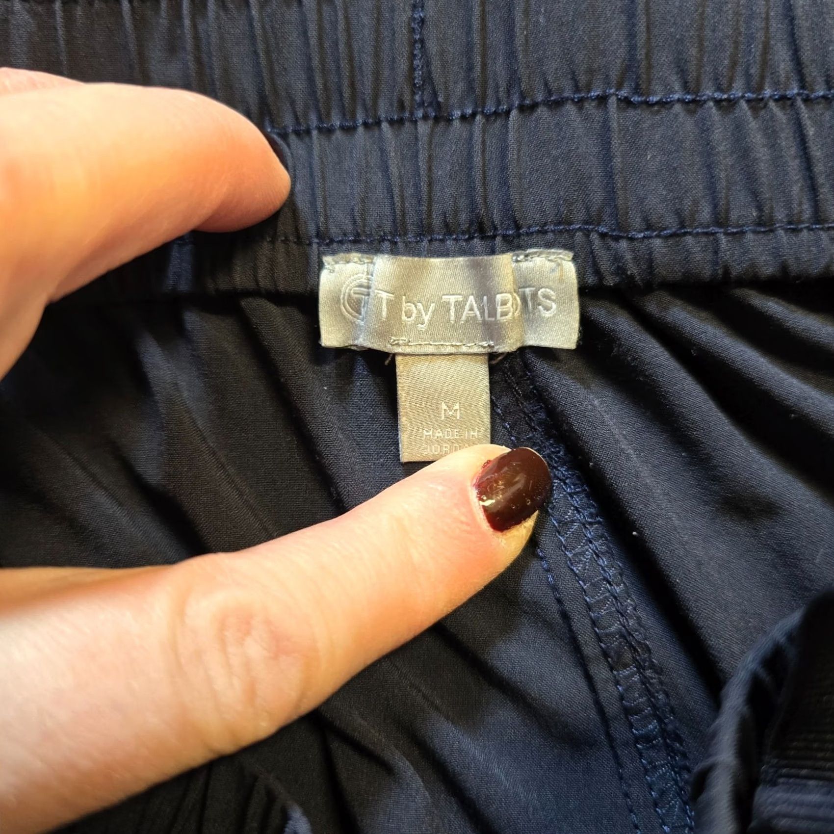 Talbots Talbots Pants Womens Medium Blue Tapered Pull On Stretch Casual City Preppy Size 32" / US 10 / IT 46 - 4 Thumbnail