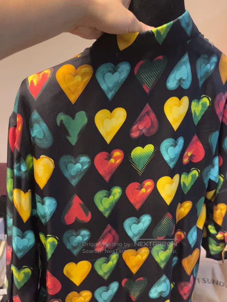 Versace Versace Love print shirt dress Size XS / US 0-2 / IT 36-38 - 9 Thumbnail