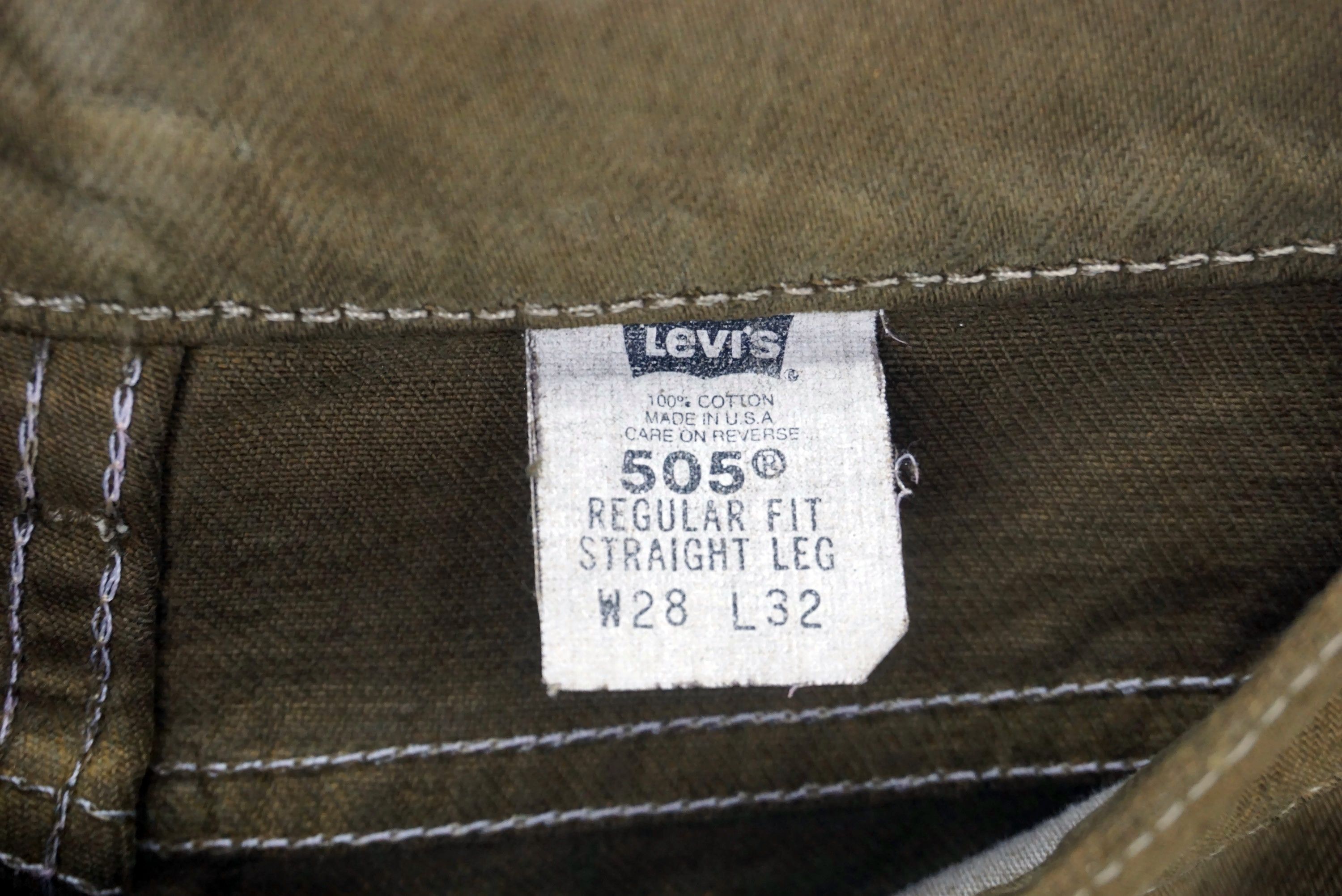 Levi's Vintage Levi's 505 Jeans Size W28 L32 Made in USA Denim Size US 28 / EU 44 - 12 Thumbnail