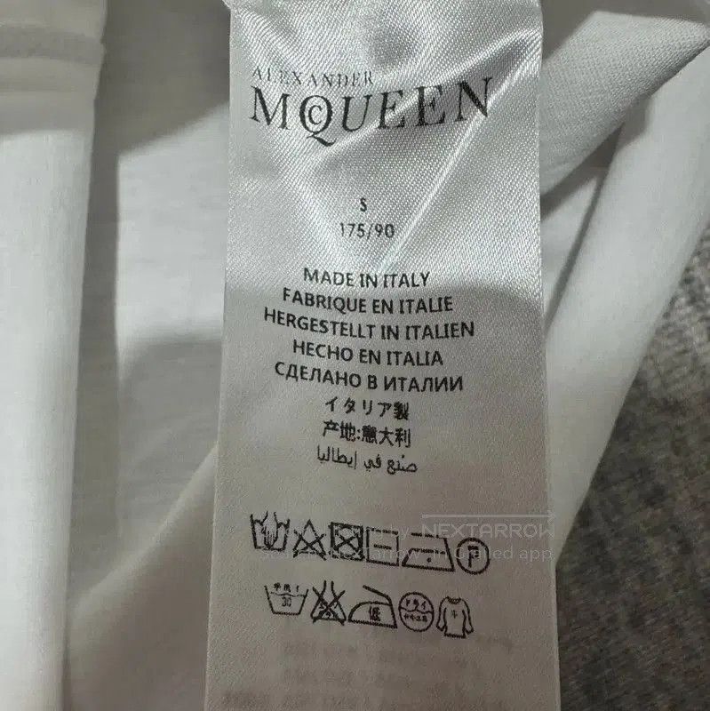 Alexander McQueen Alexander McQueen White Skull Logo T-shirt . Size US S / EU 44-46 / 1 - 5 Thumbnail