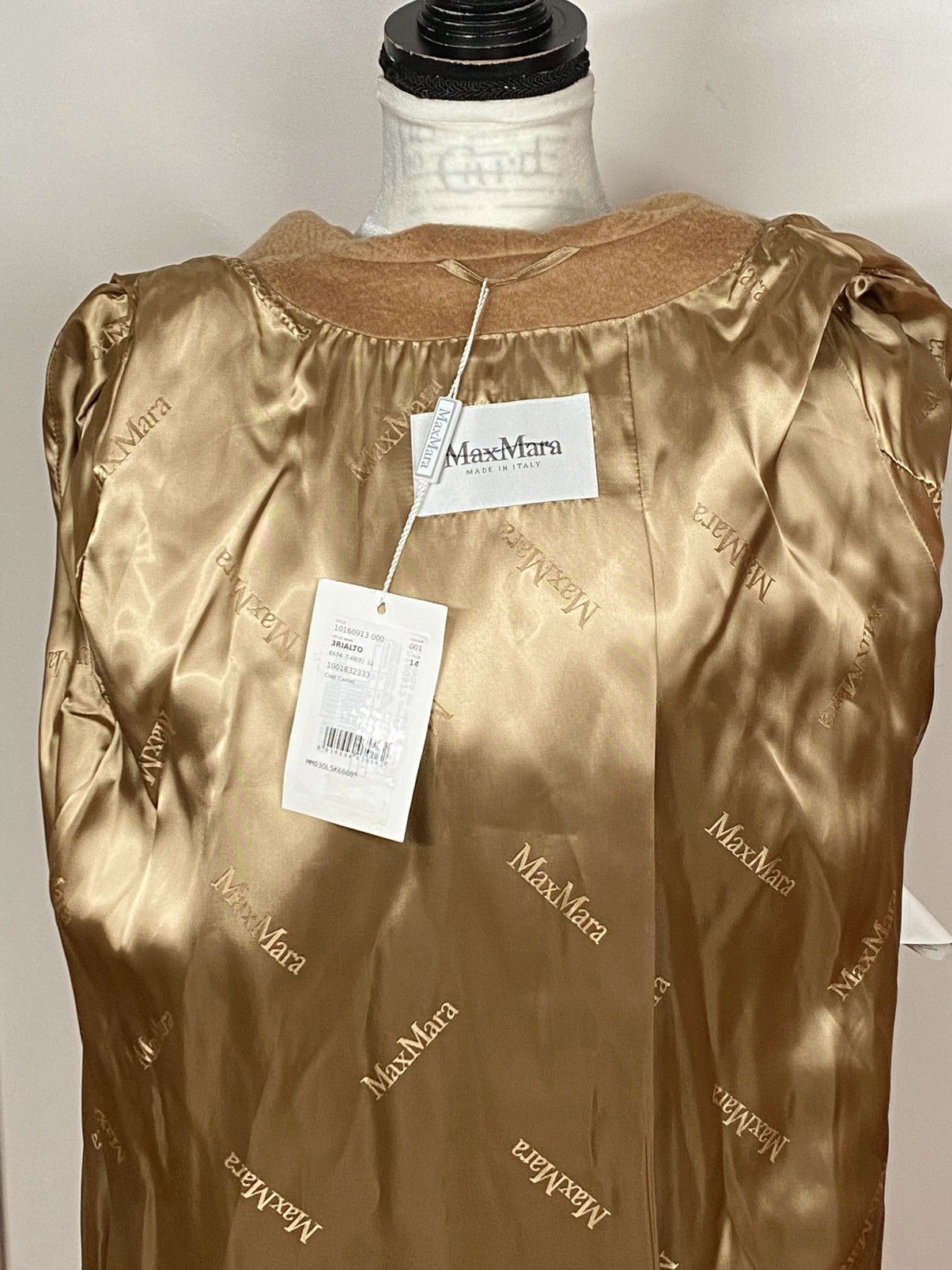 Max Mara Max Mara Rialto Camel Hair Belted Short Hooded Coat size 14 Size XL / US 12-14 / IT 48-50 - 16 Thumbnail