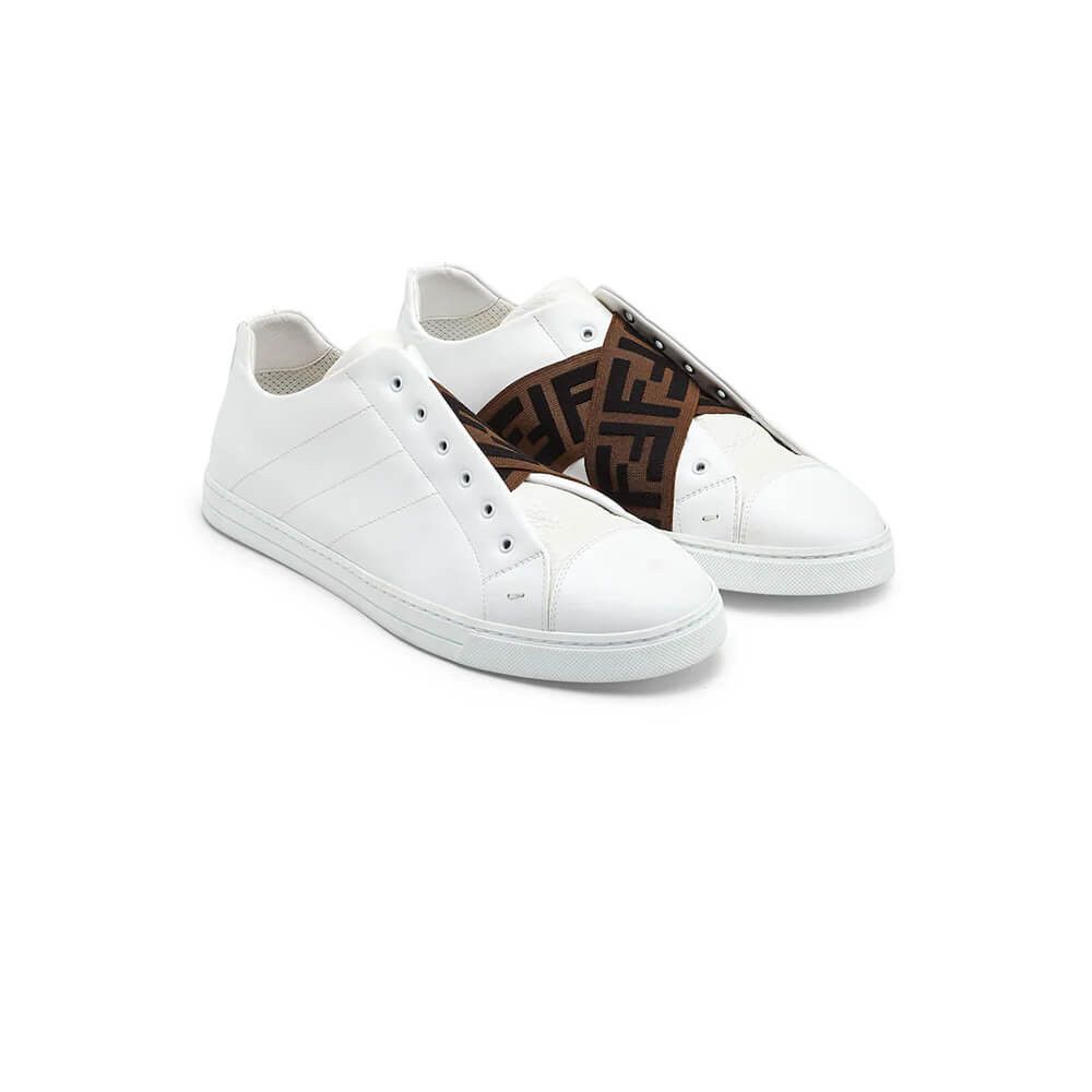 Fendi o1s1wg110125 Sneaker in White Size US 8 / EU 41 - 1 Thumbnail