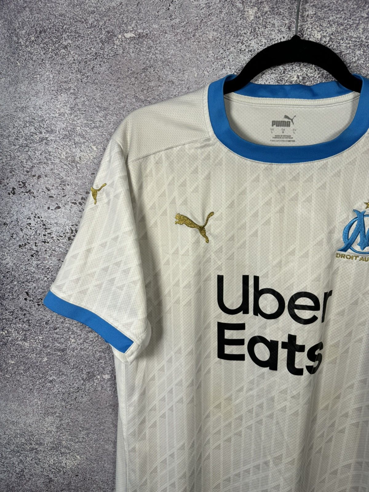 Puma × Vintage Vintage Olympique Marseille 2020/21 Puma Soccer Jersey Large Size US L / EU 52-54 / 3 - 4 Thumbnail