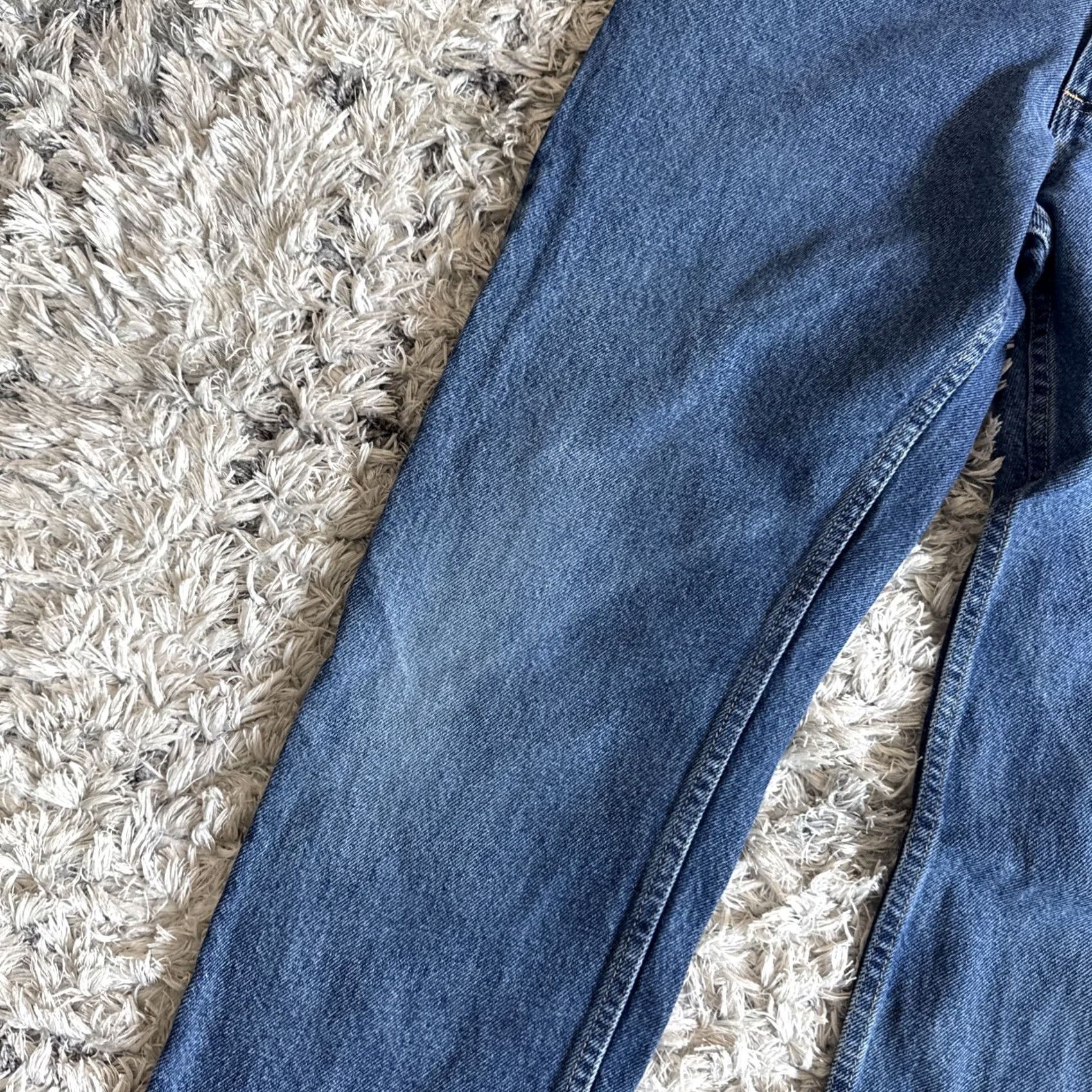 Lee VINTAGE Lee Jeans Men’s Size 33x32 Blue Denim Straight Casual Fit Workwear 00’s Size US 32 / EU 48 - 6 Thumbnail