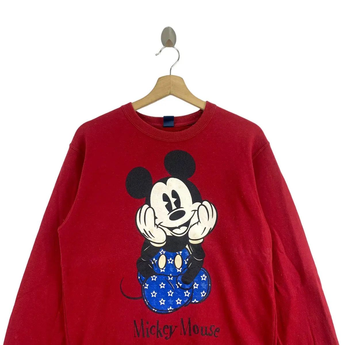 Disney Vintage DISNEY MICKEY MOUSE Monogram Logo Smiley Sweatshirt Size M / US 6-8 / IT 42-44 - 3 Thumbnail