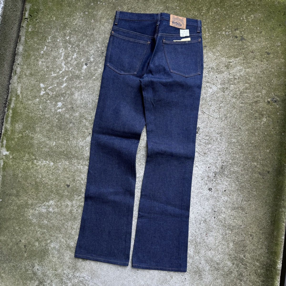 Vintage 80s Plain Pockets Raw Denim Flare Jeans Size US 32 / EU 48 - 8 Thumbnail