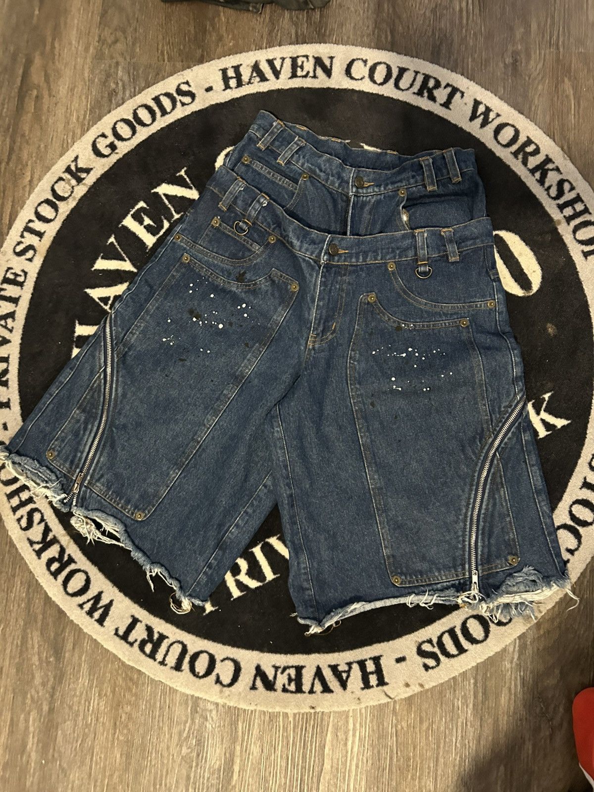 Other Paynestar Double Denim Jorts Medium Size US 34 / EU 50 - 1 Thumbnail