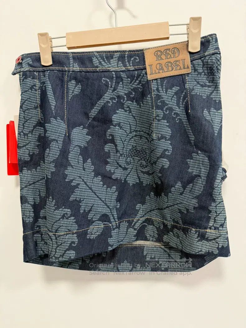 Vivienne Westwood Vivienne Westwood Court jacquard denim skirt with asymmetr Size 26" / US 2 / IT 38 - 2 Thumbnail