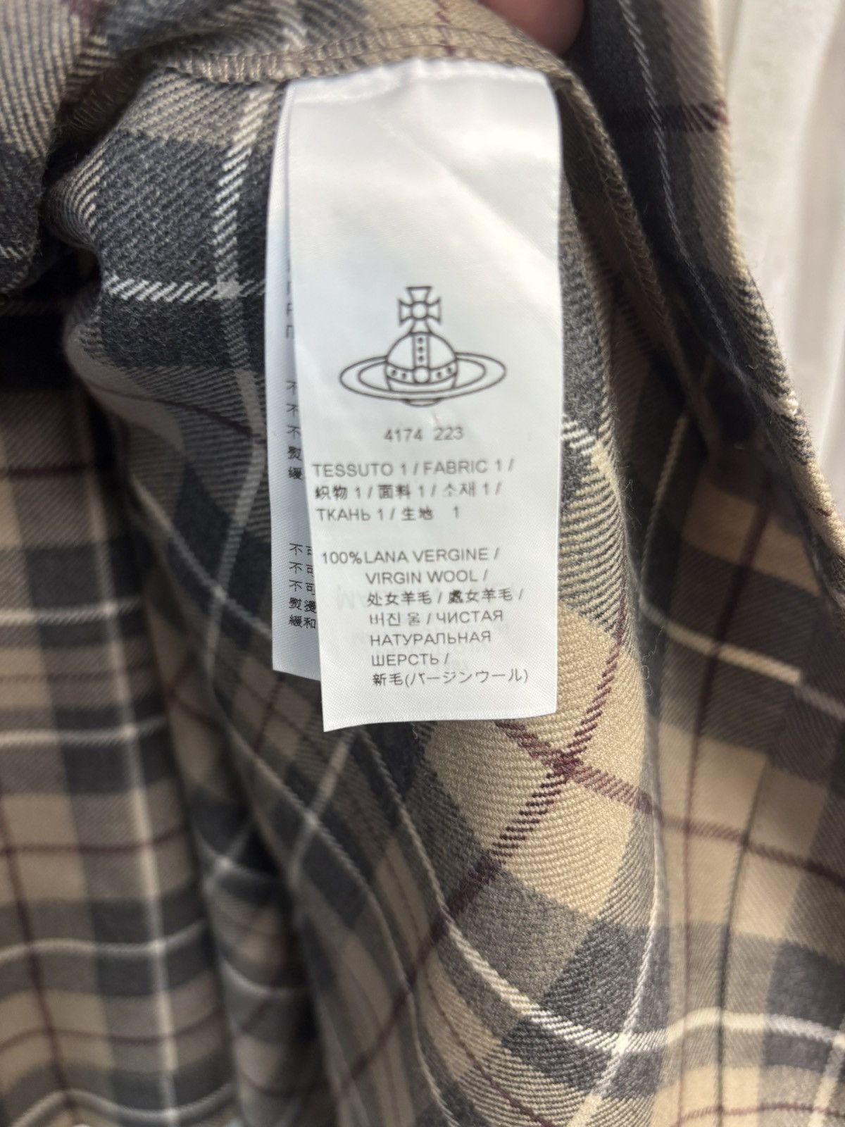 Vivienne Westwood Vivian Westwood- Wool Tartan Skirt Size 28" / US 6 / IT 42 - 6 Thumbnail