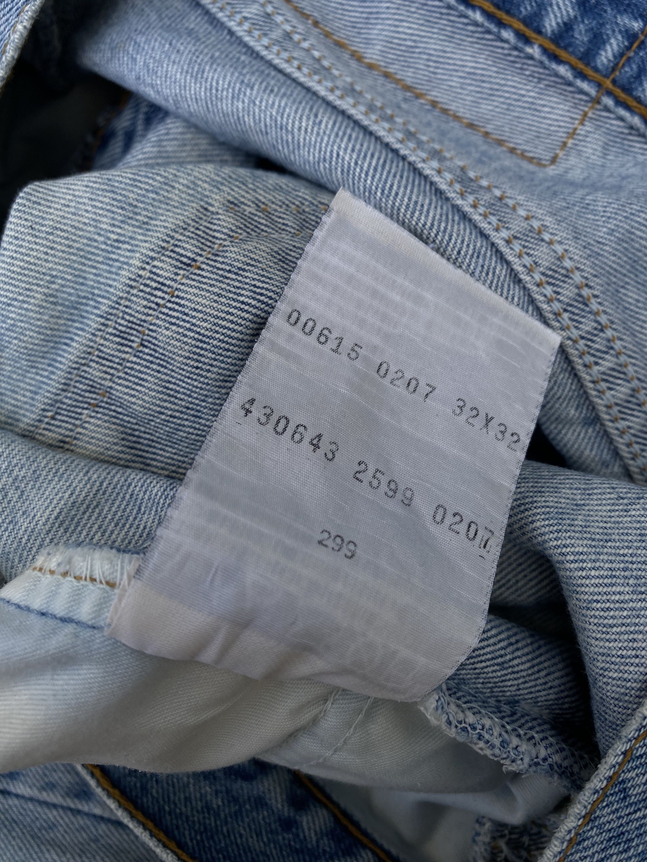 Levi's × Vintage Vintage Levi's Orange Rab baby blue Jeans distressed Size US 32 / EU 48 - 10 Thumbnail