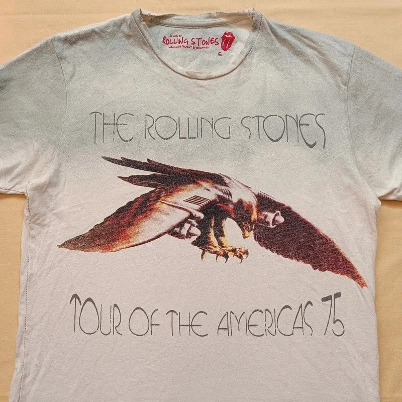 The Rolling Stones The Rolling Stones Tour of the Americas 75 Vintage S 1975 Size US S / EU 44-46 / 1 - 4 Thumbnail