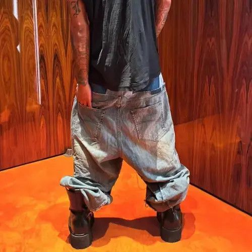 Jean Yukiko x Kyono double waist baggy jeans Size US 30 / EU 46 - 8 Thumbnail