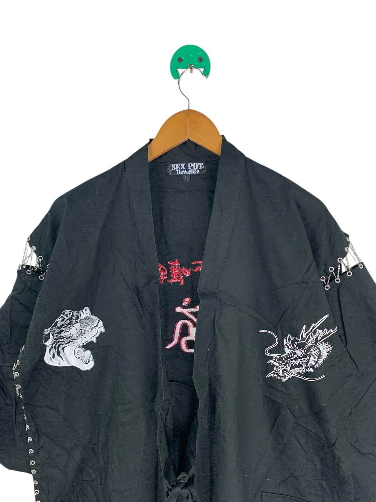 Sex Pot ReVeNGe Sex Pot Revenge Embroidered Kimono Haori Japanese Punk Goth Size US L / EU 52-54 / 3 - 2 Thumbnail