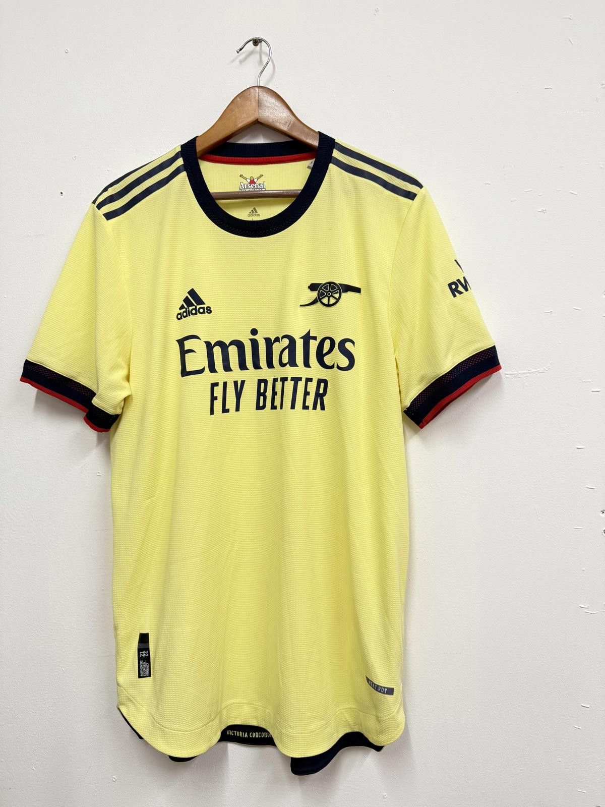 Adidas Arsenal Football Club Yellow Away Jersey 2023/24 Season Size US L / EU 52-54 / 3 - 1 Thumbnail