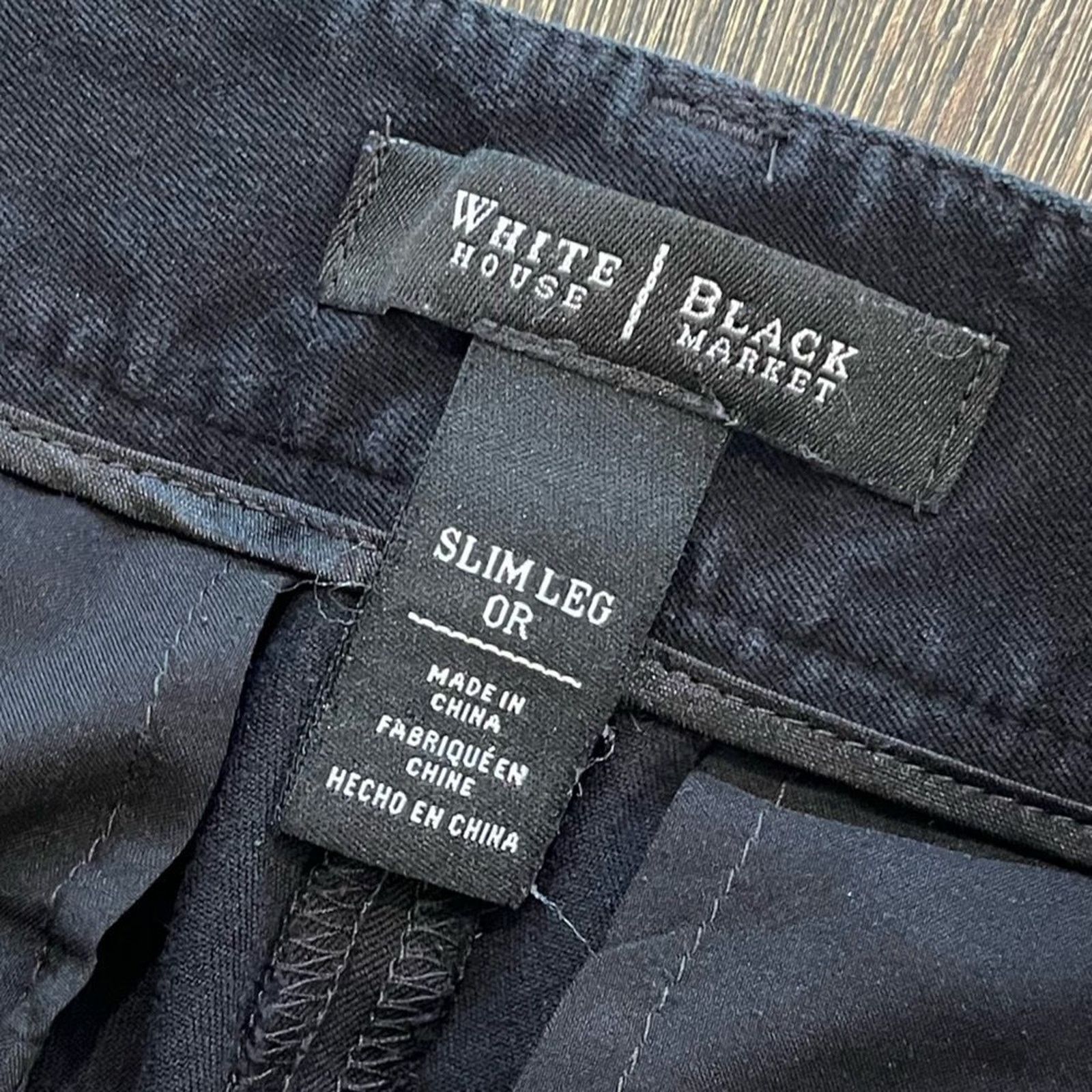 White House Black Market White House Black Market Slim Leg Black Mid Rise Jeans Size 25" / US 0 / IT 36 - 9 Thumbnail