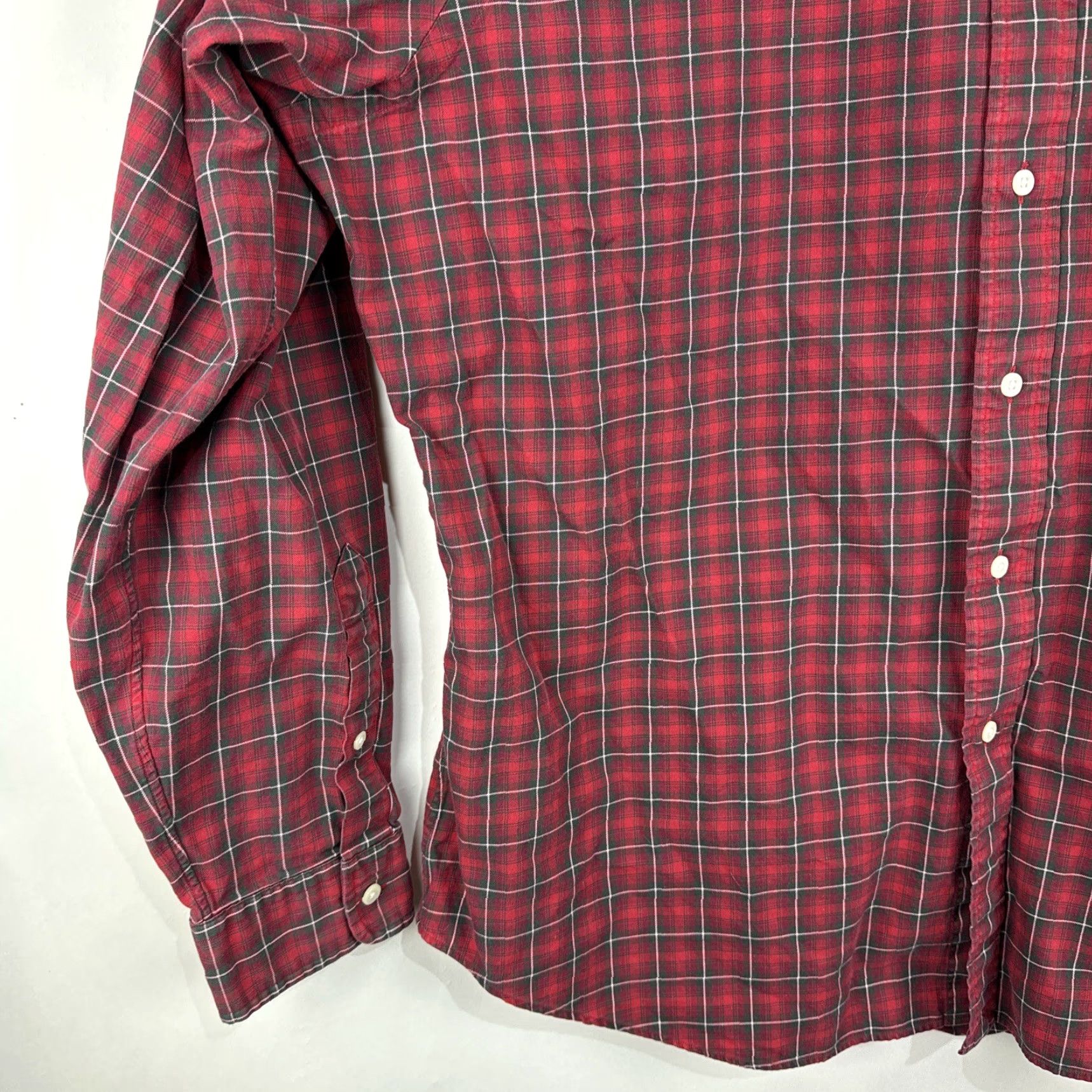 Polo Ralph Lauren Vintage Polo Ralph Lauren Mens Classic Fit Shirt XL Plaid Long Sleeve Button Red Size US XL / EU 56 / 4 - 7 Thumbnail