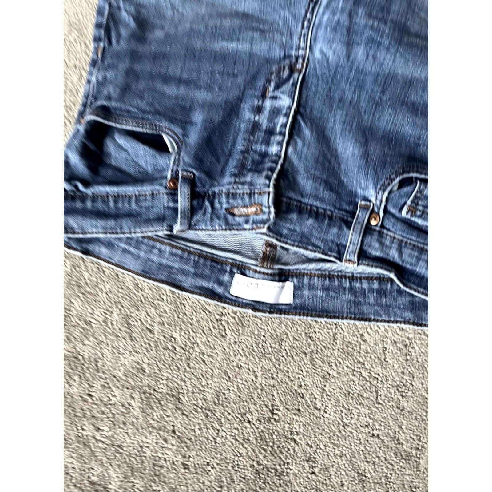 Loft LOFT Ann Taylor Jeans Womens 30/10 Blue Denim Modern Straight Size 32" / US 10 / IT 46 - 5 Thumbnail