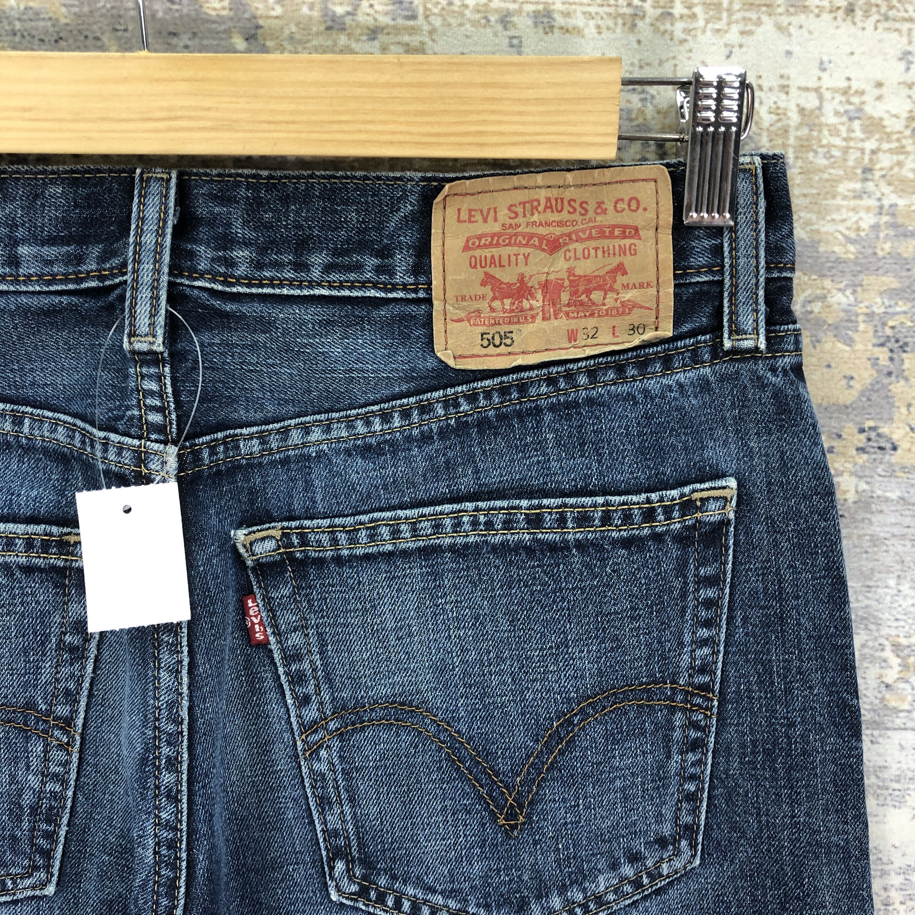 Levi's Vintage Y2K Levis Faded Jeans Levi's 505 Stonewash Denim Size US 30 / EU 46 - 5 Thumbnail