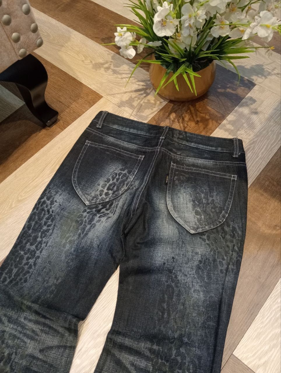 Tornado Mart TORNADO MART JAPAN BLUE WASHED FLARED PANTS Size US 31 - 10 Thumbnail