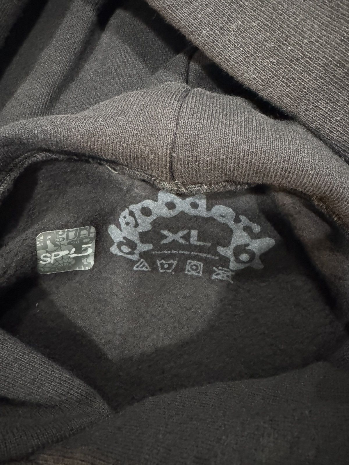 Sp5der Sp5der OG Web Black Hoodie size XL Size US XL / EU 56 / 4 - 5 Thumbnail