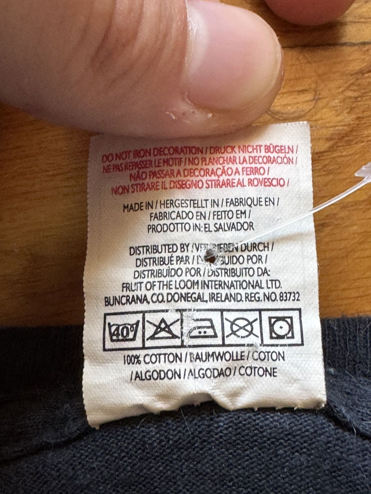Other VINTAGE TEE 1990 Size US M / EU 48-50 / 2 - 5 Thumbnail