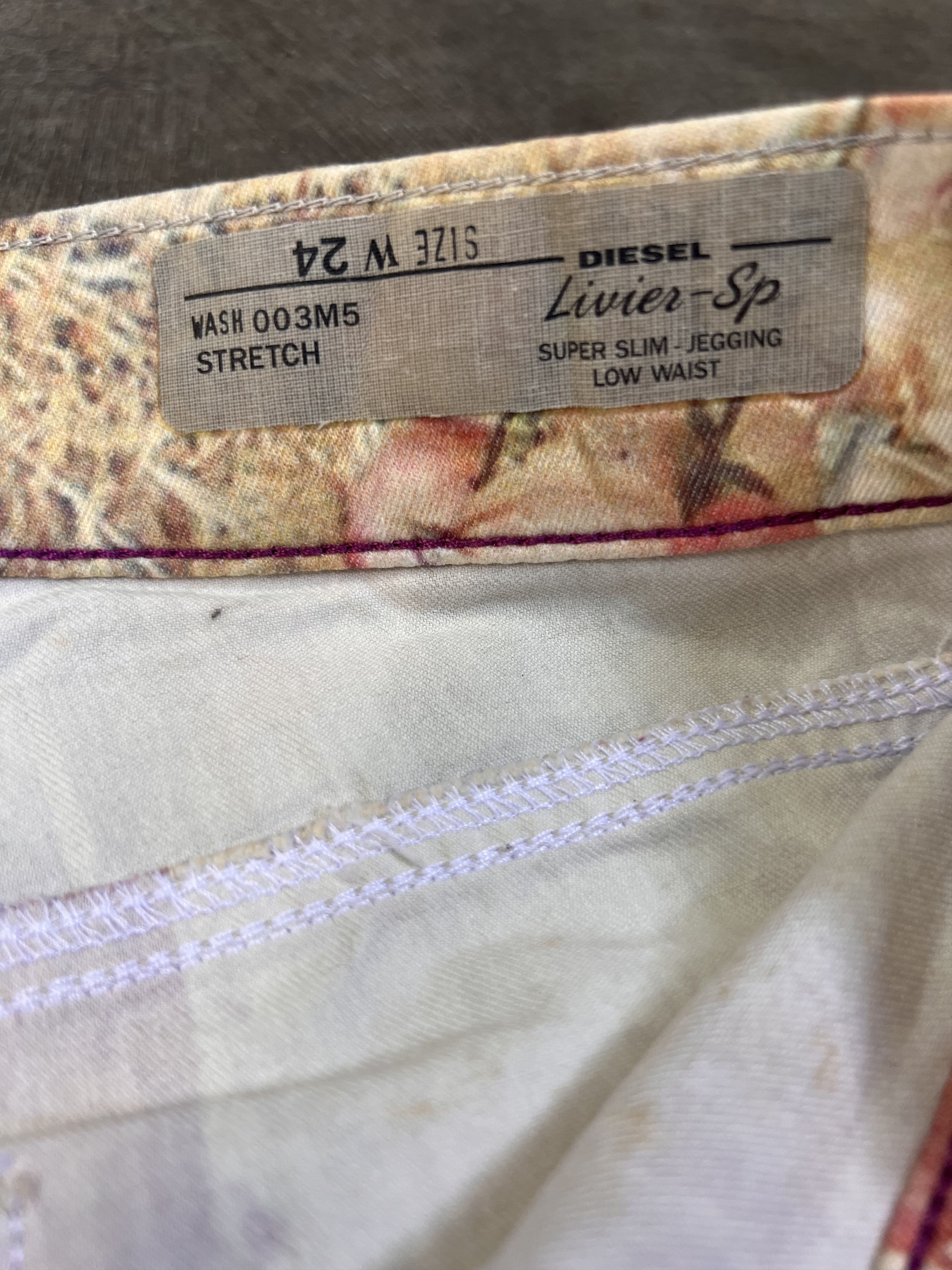 Diesel Diesel livier floral pants Size 28" / US 6 / IT 42 - 5 Thumbnail