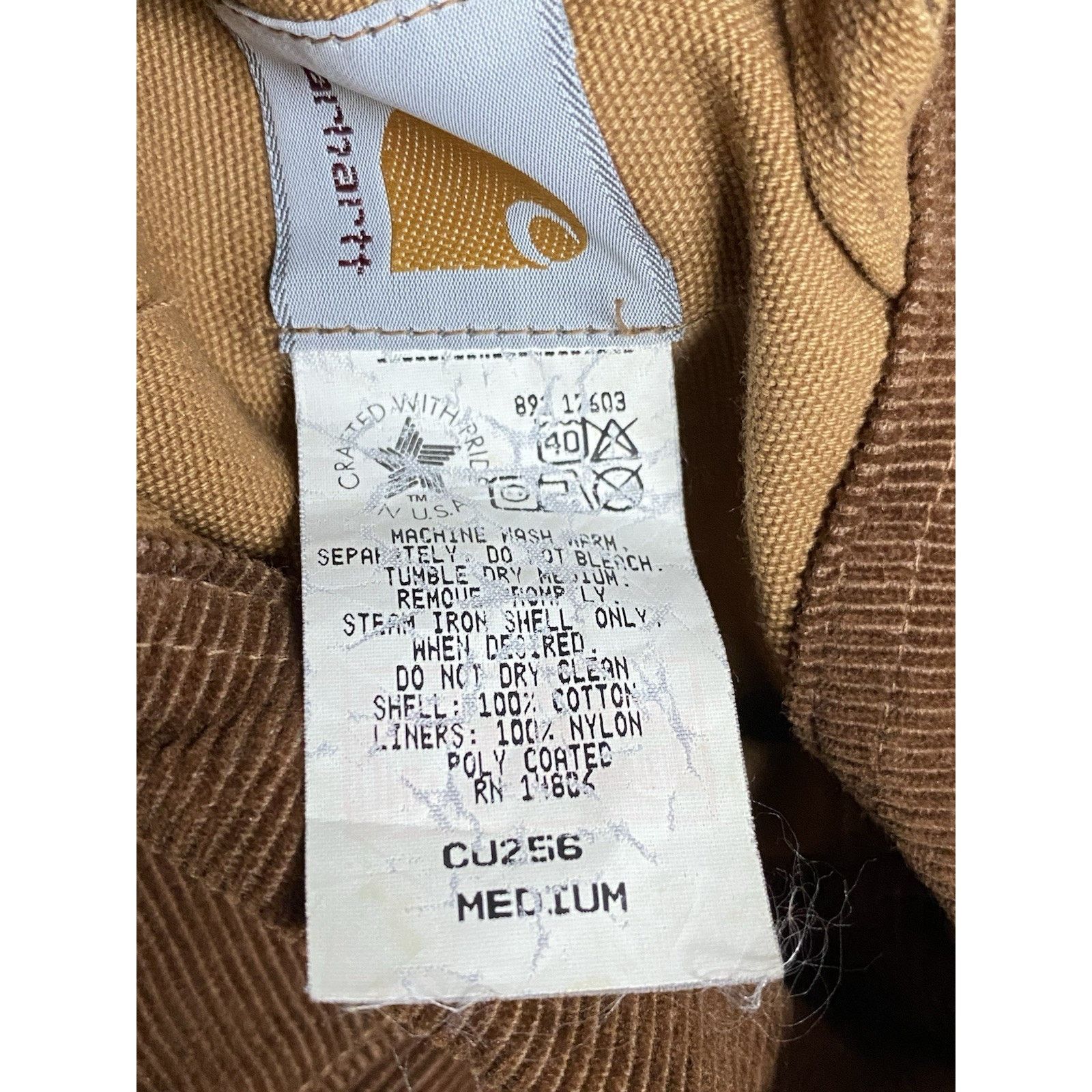 Carhartt VTG Carhartt Hunting Jacket Sz M Duck Canvas Pouch USA Made Size US M / EU 48-50 / 2 - 6 Thumbnail
