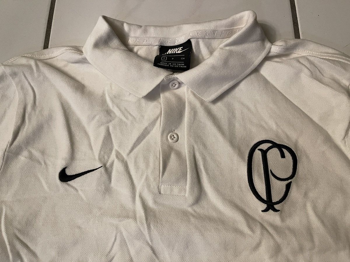 Nike Nike S.C. Corinthians Paulista 1910 White Polo Shirt Men's Size US S / EU 44-46 / 1 - 2 Thumbnail