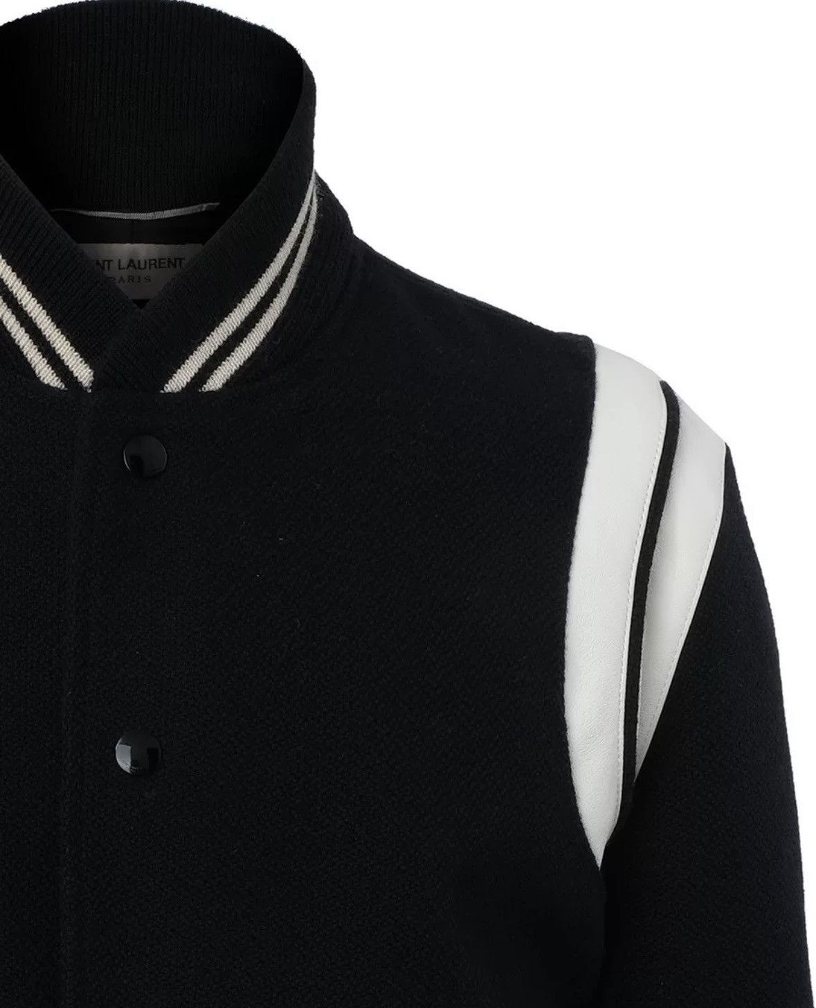 Saint Laurent Paris × Yves Saint Laurent Saint Laurent Teddy baseball jacket2412-Nextarrow Size US M / EU 48-50 / 2 - 4 Thumbnail