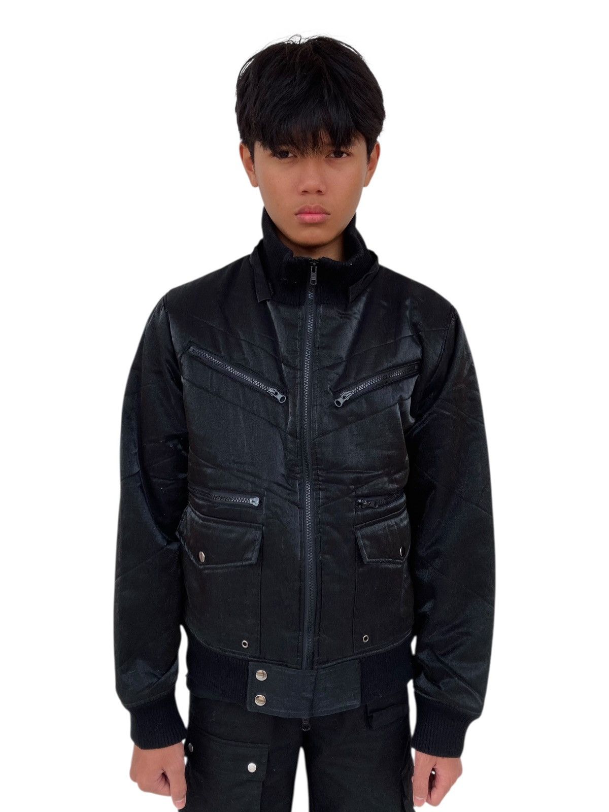 2000s Semantic Design - Vkei Style Iridescent Jacket