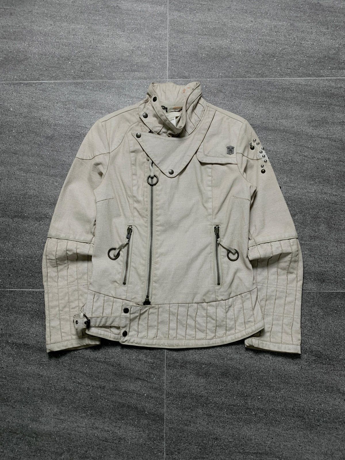 Diesel Vintage Biker Studded Jacket Size US M / EU 48-50 / 2 - 2 Thumbnail