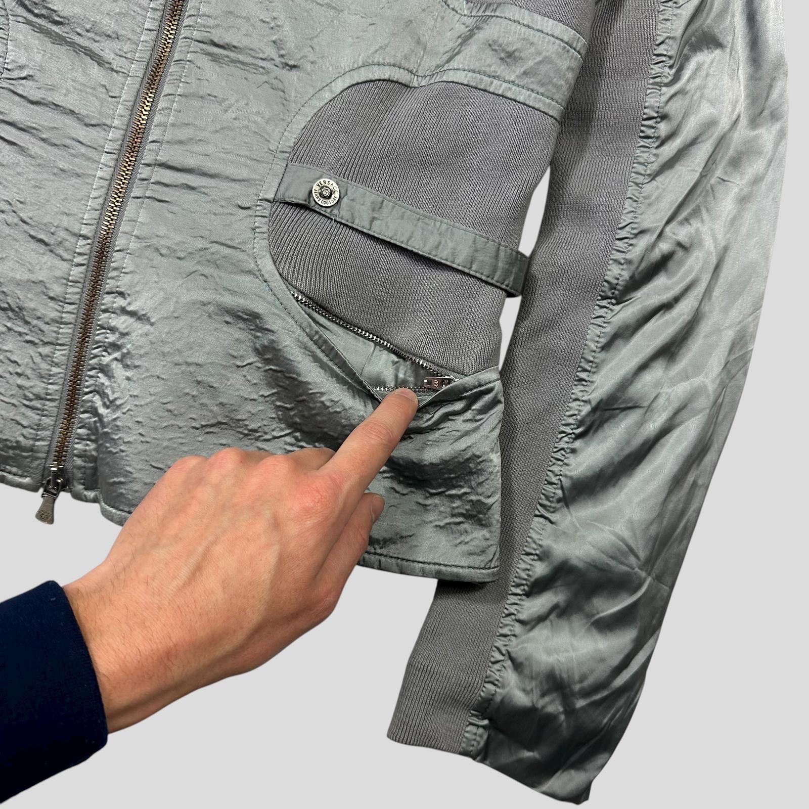 Versace Versace 00’s VJC Astro Panelled Moto Bondage Jacket - M Size S / US 4 / IT 40 - 5 Thumbnail