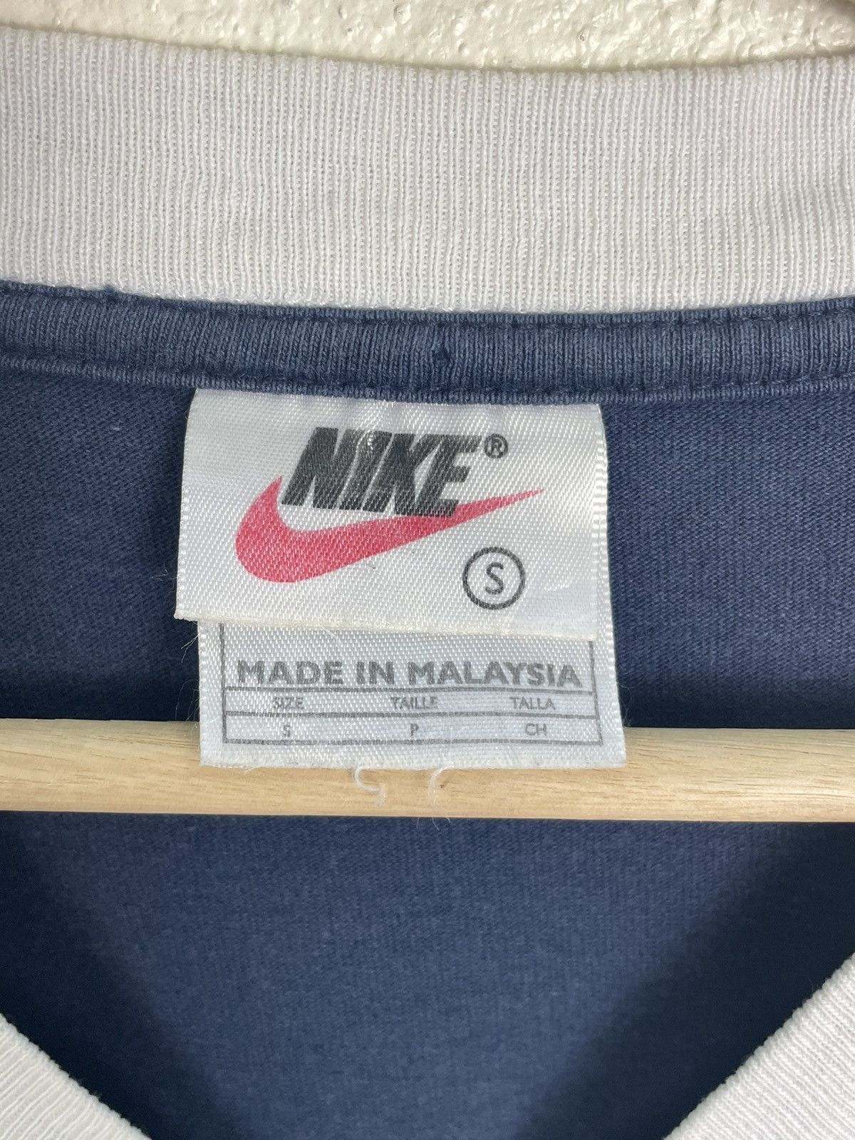 Nike × Vintage RARE Y2K Nike Tennis V-Neck Tee | Archive Hype Size S / US 4 / IT 40 - 4 Thumbnail
